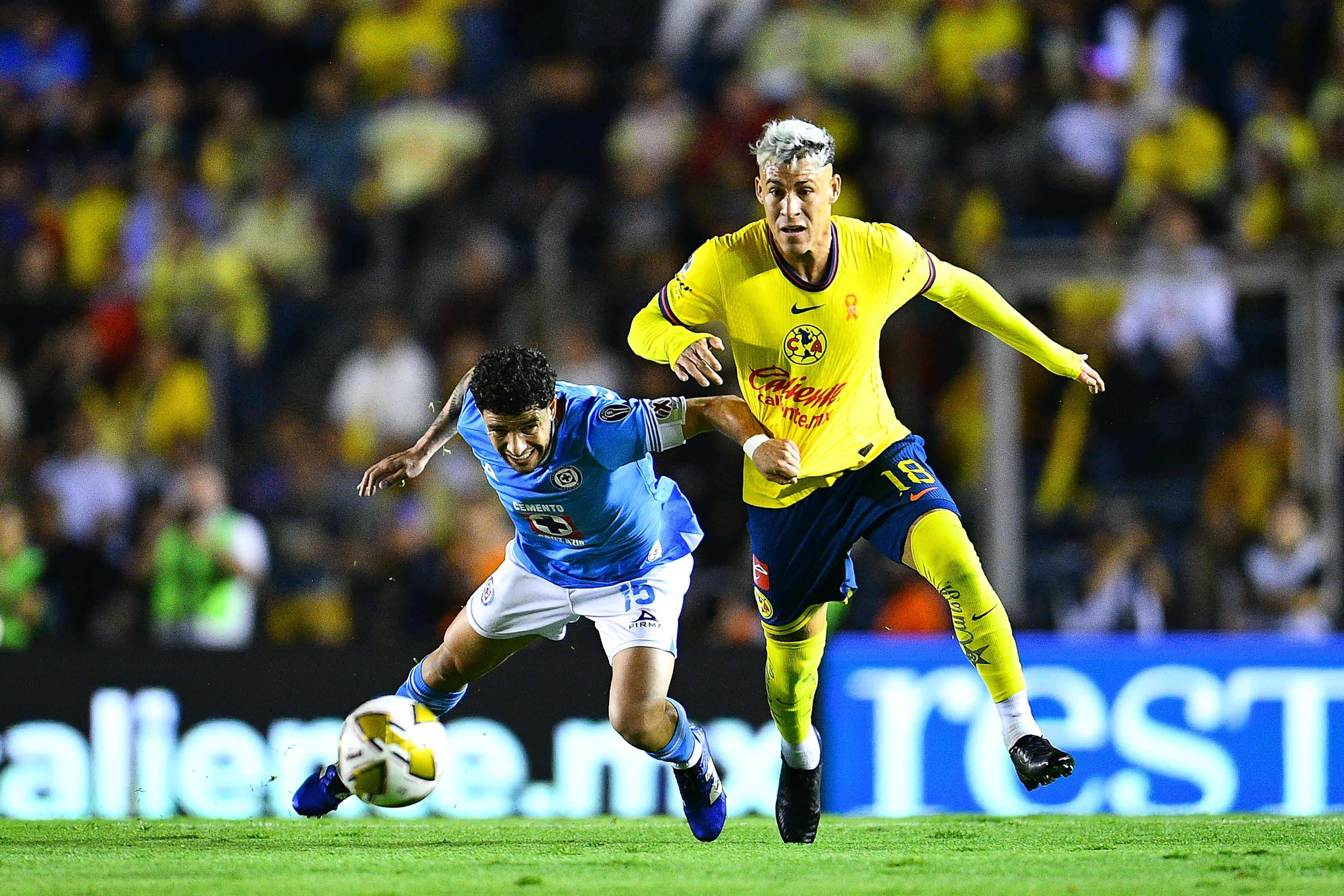 Cruz Azul y América igualaron 0-0 en la ida de las semifinales del Apertura 2024 de la Liga MX
