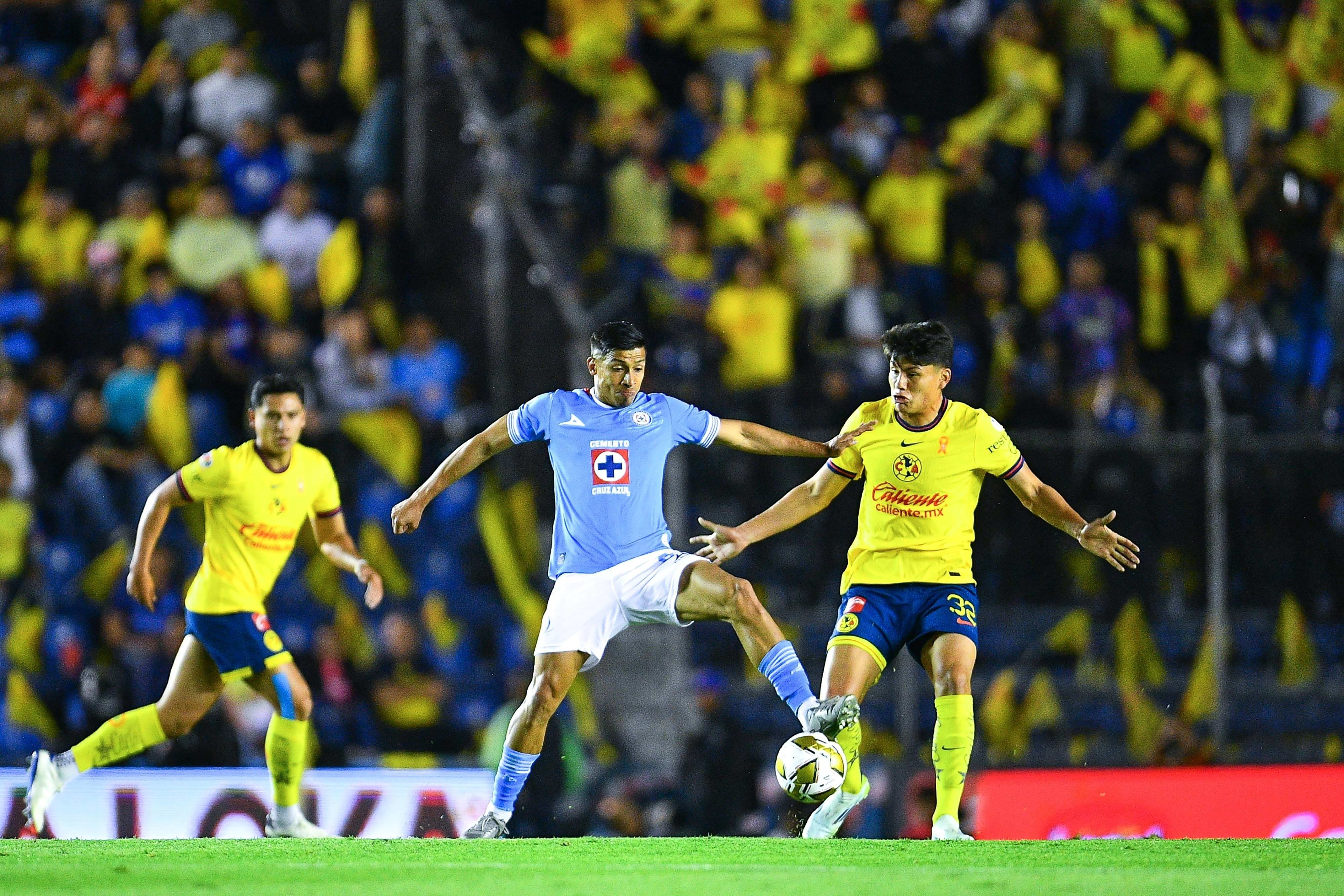 Cruz Azul y América igualaron 0-0 en la ida de las semifinales del Apertura 2024 de la Liga MX