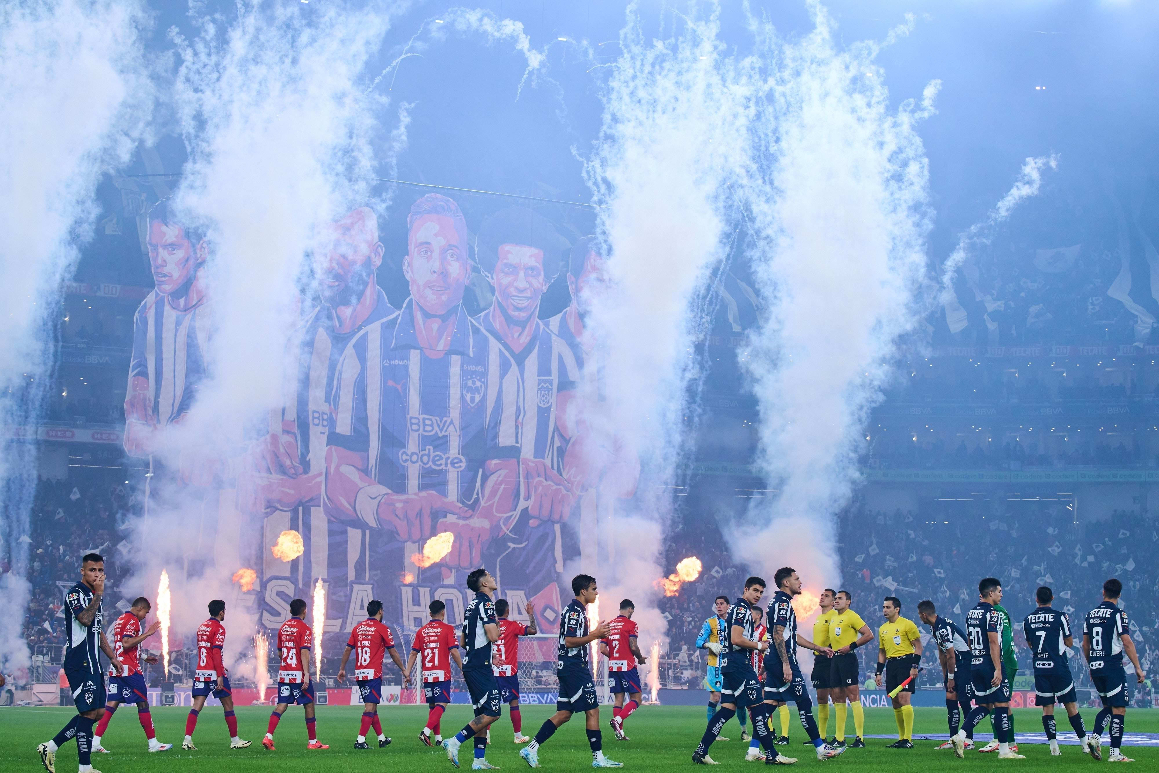 Impresionante el ambiente en el Estadio BBVA para el duelo entre Monterrey y San Luis