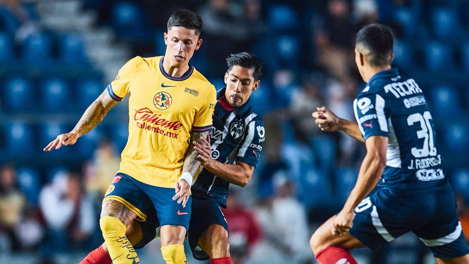 América consiguió ventaja de 2-1 sobre Monterrey para el partido de vuelta dela final de la Liga MX