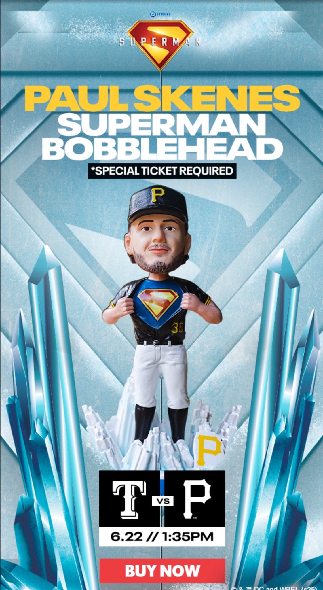 Pirates Announce Special Paul Skenes Superman Bobblehead