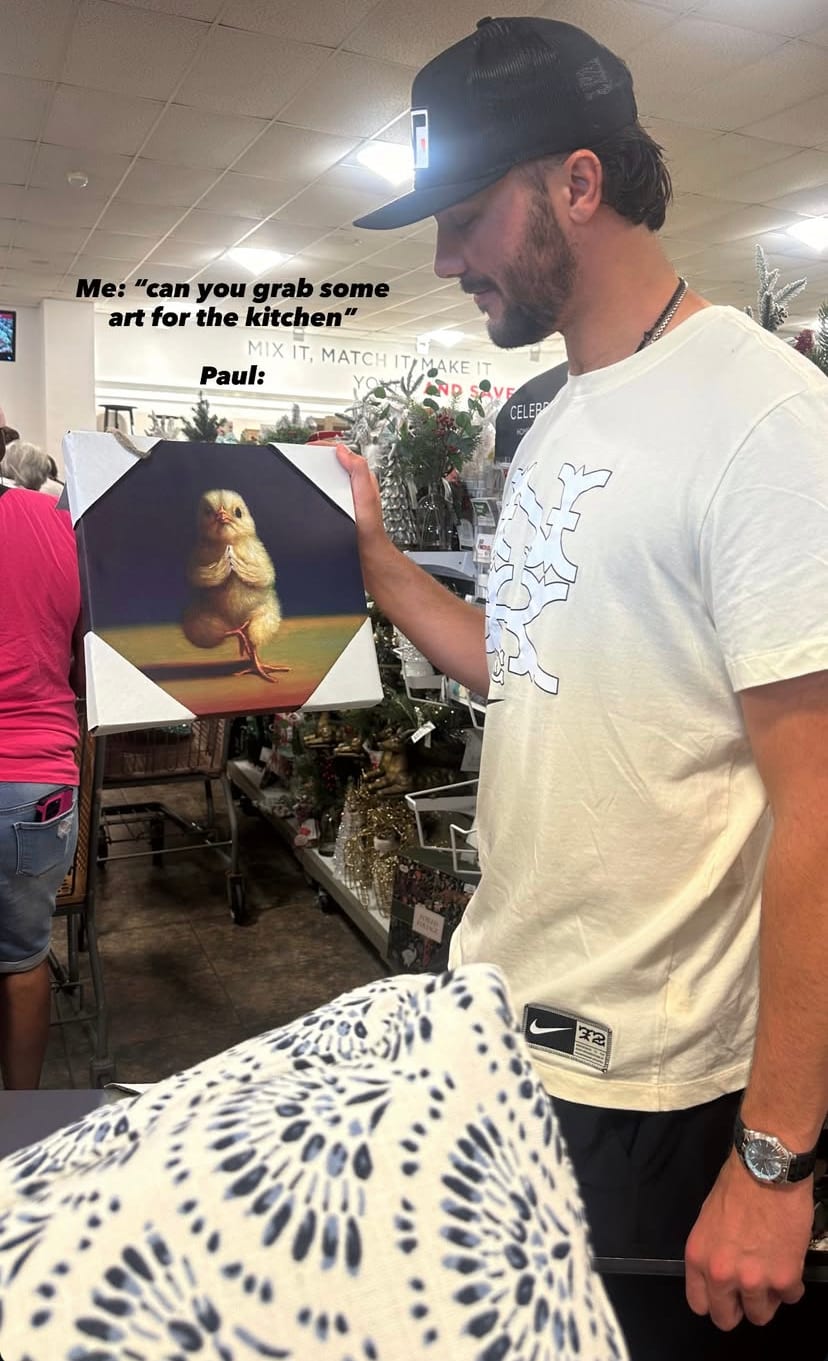 Pittsburgh Pirates pitcher Paul Skenes Grabs Picture for Kitchen for Girlfriend Livvy Dunne 