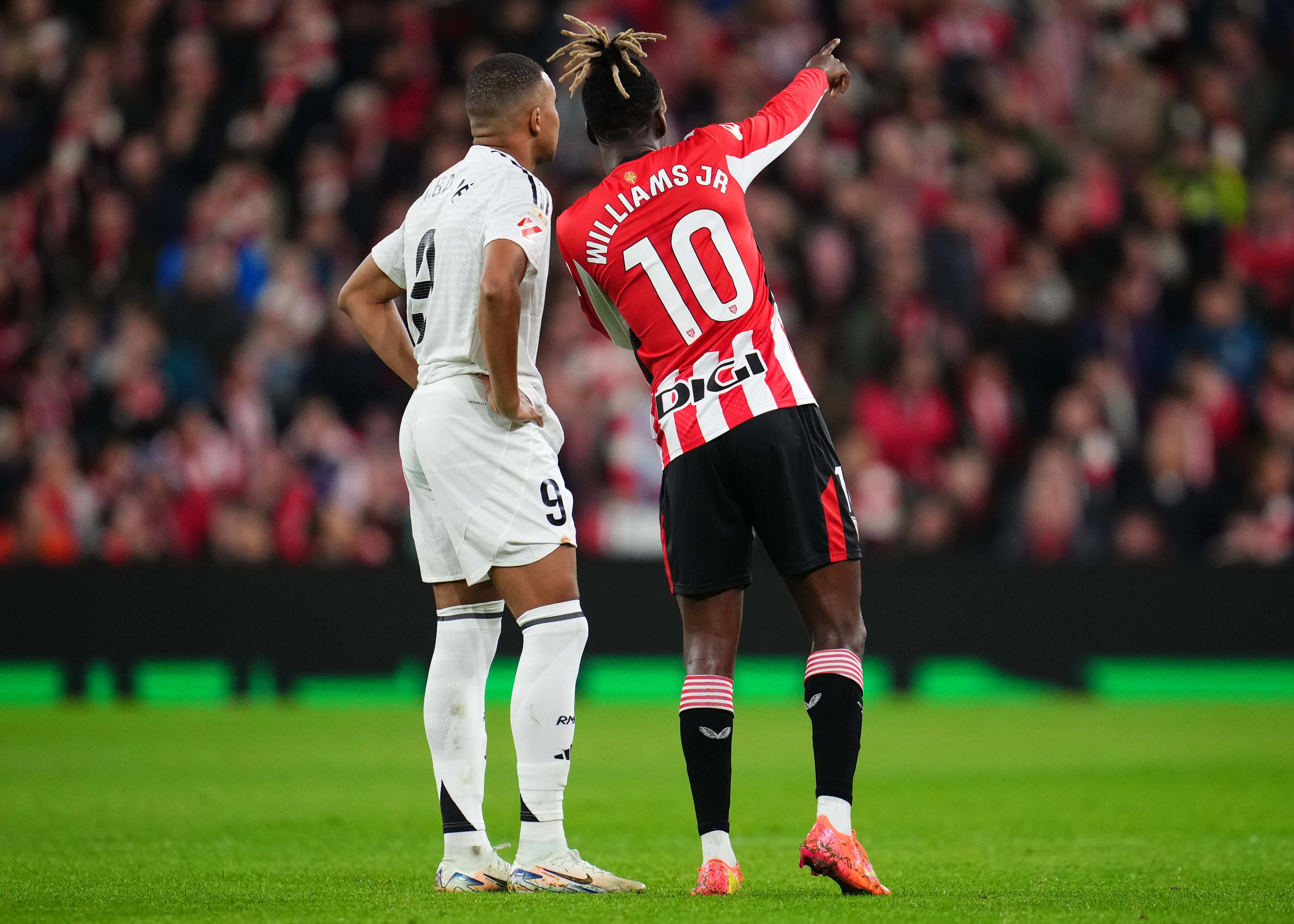 Kylian Mbappe and Nico Williams