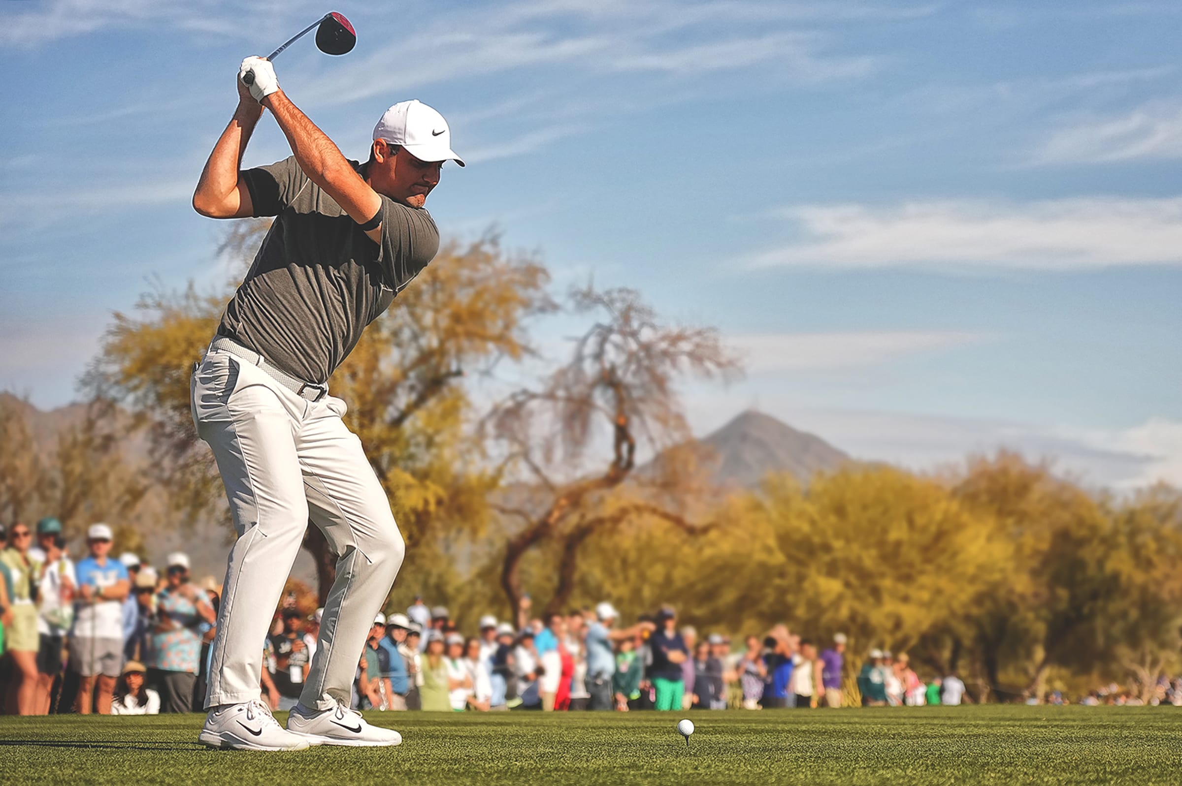 Scheffler's footwork is known as one of the most unique in golf. 