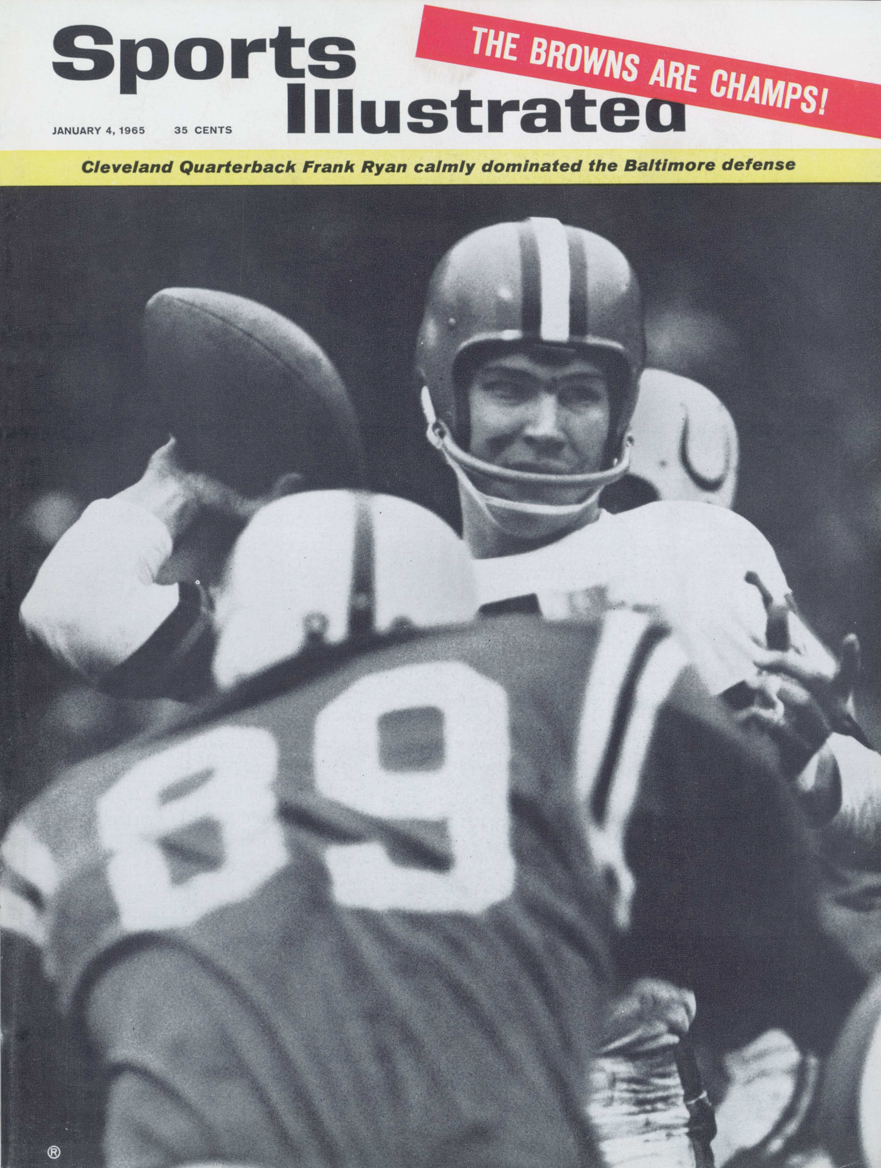 Jan. 4, 1965 - Sports Illustrated Cover, NFL Championship, Cleveland Browns QB Frank Ryan