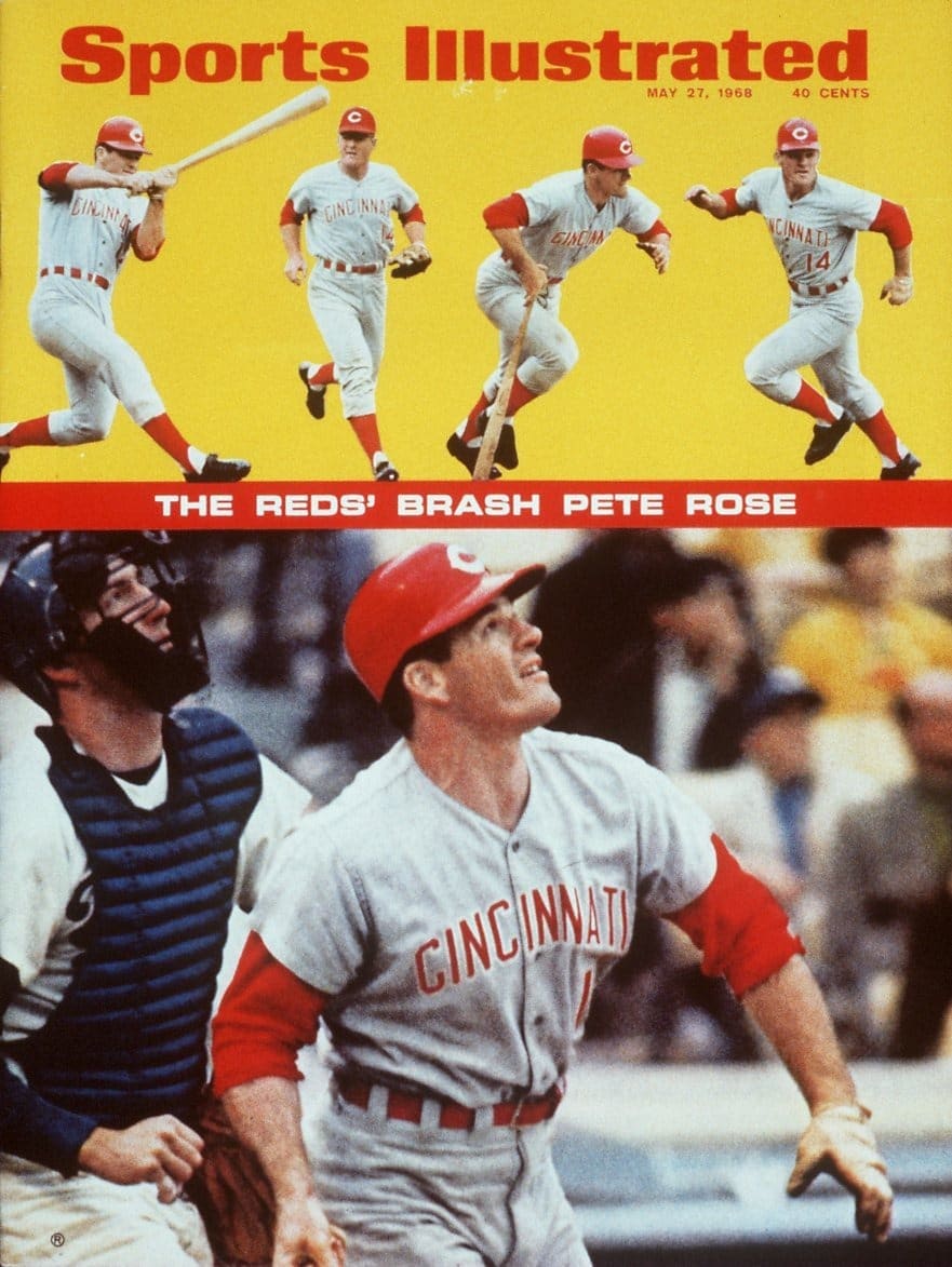 May 27, 1968 Sports Illustrated Cover. Baseball: Cincinnati Reds Pete Rose (14) 