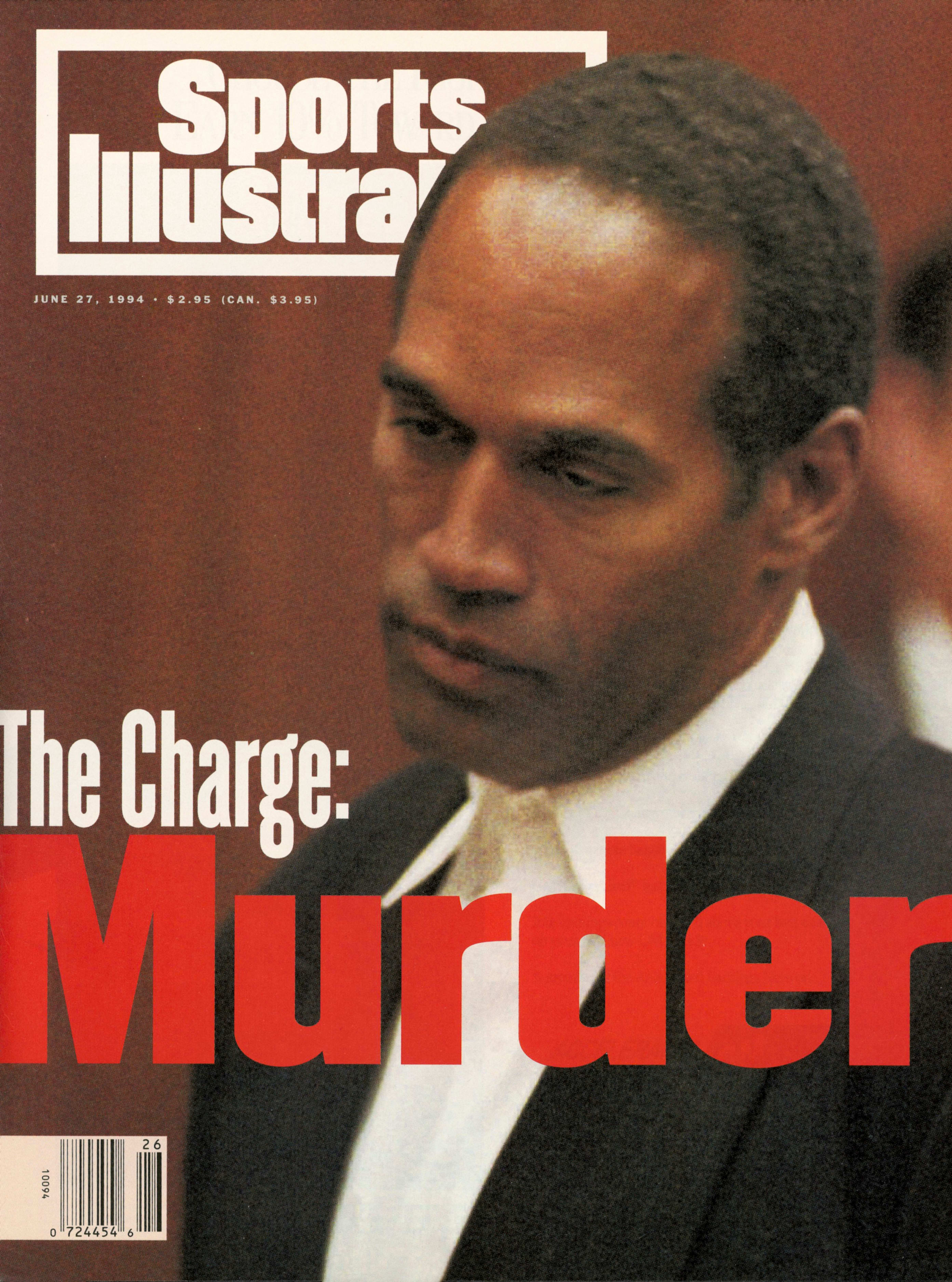 June 27, 1994 Sports Illustrated Cover. Football: Closeup of Hall of Famer and former NFL player O.J. Simpson 