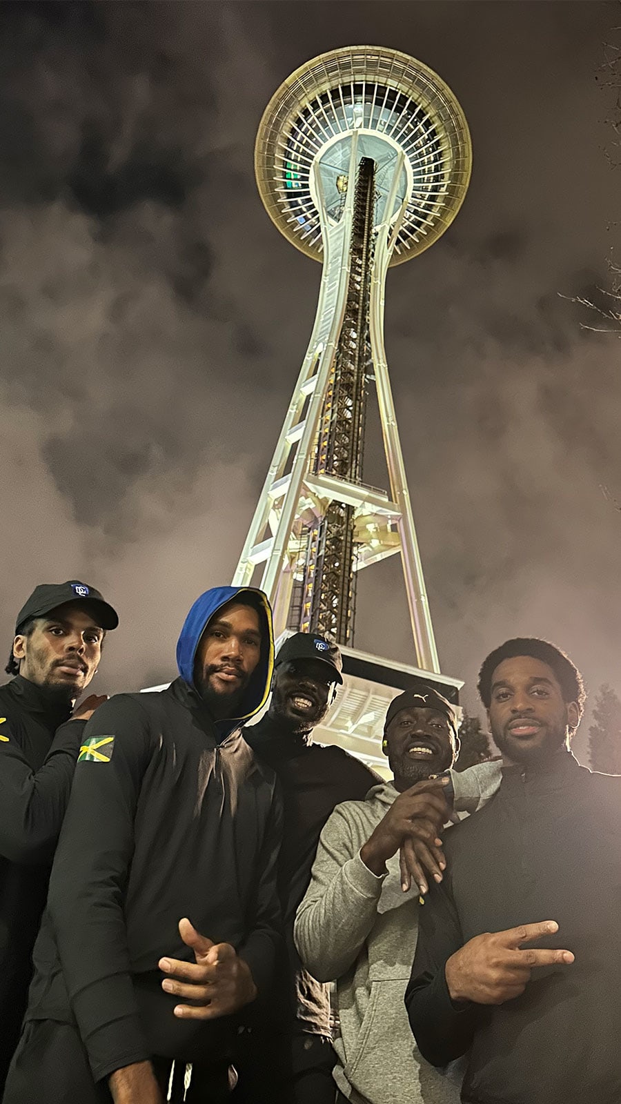 Jamaica 3x3 basketball players took in the sights during their time in Seattle.