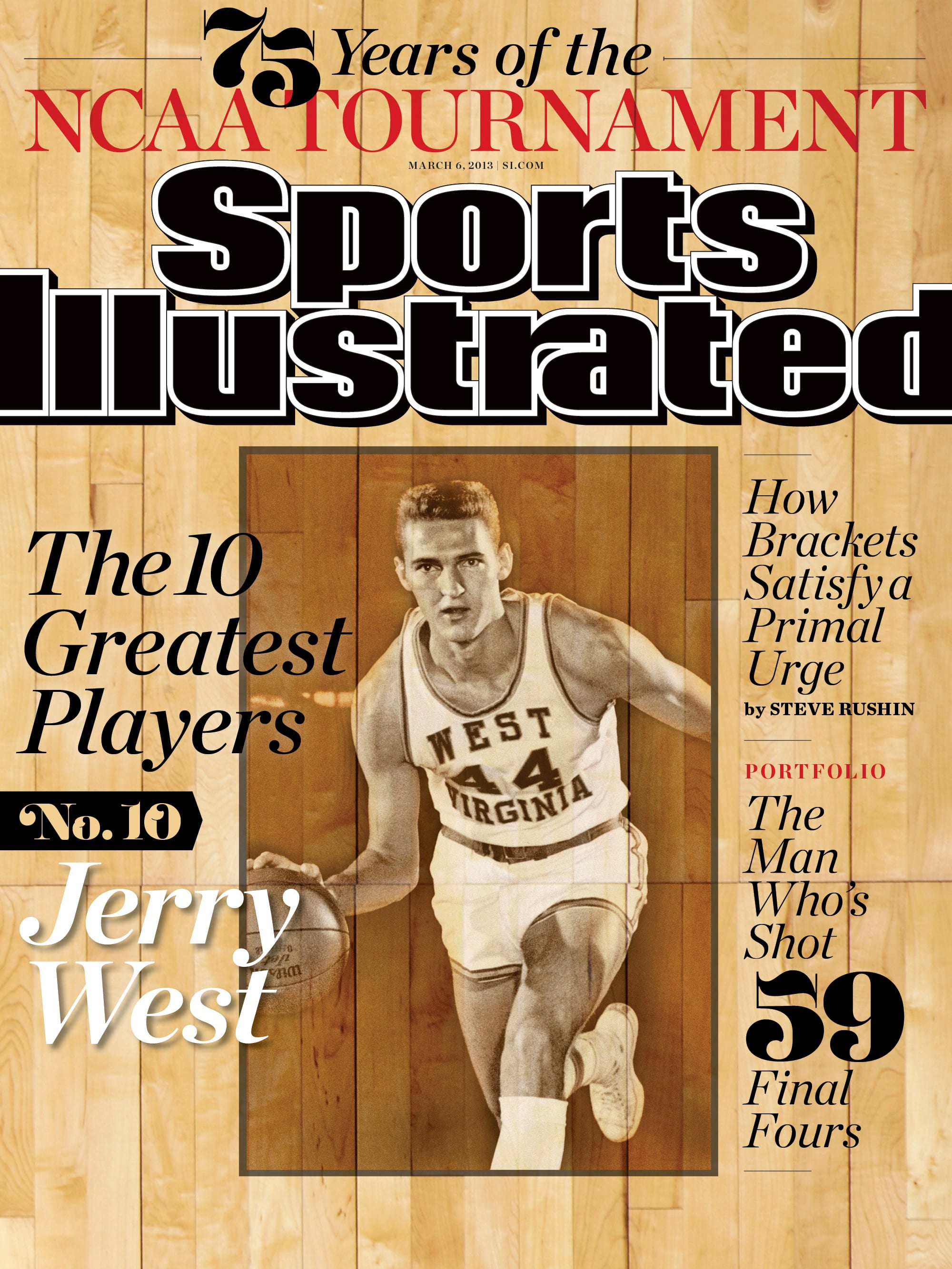 Jerry West March 6, 2013 Sports Illustrated cover