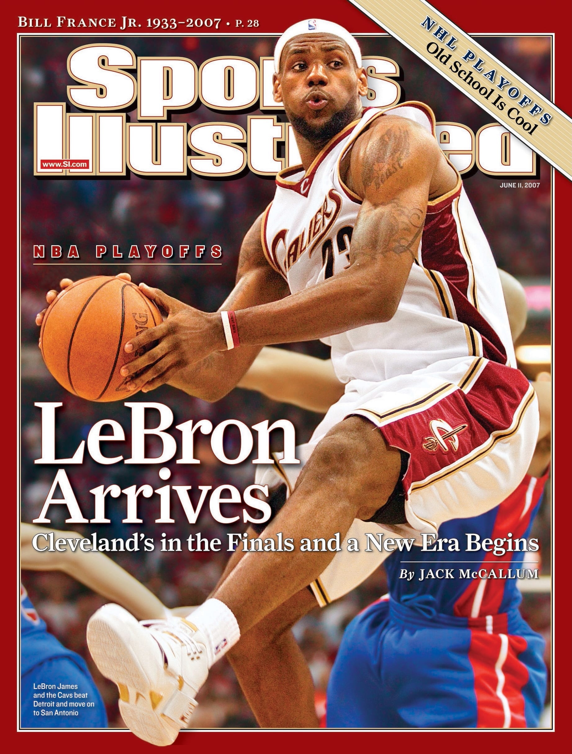 June 11, 2007 Sports Illustrated Cover Cleveland Cavaliers LeBron James