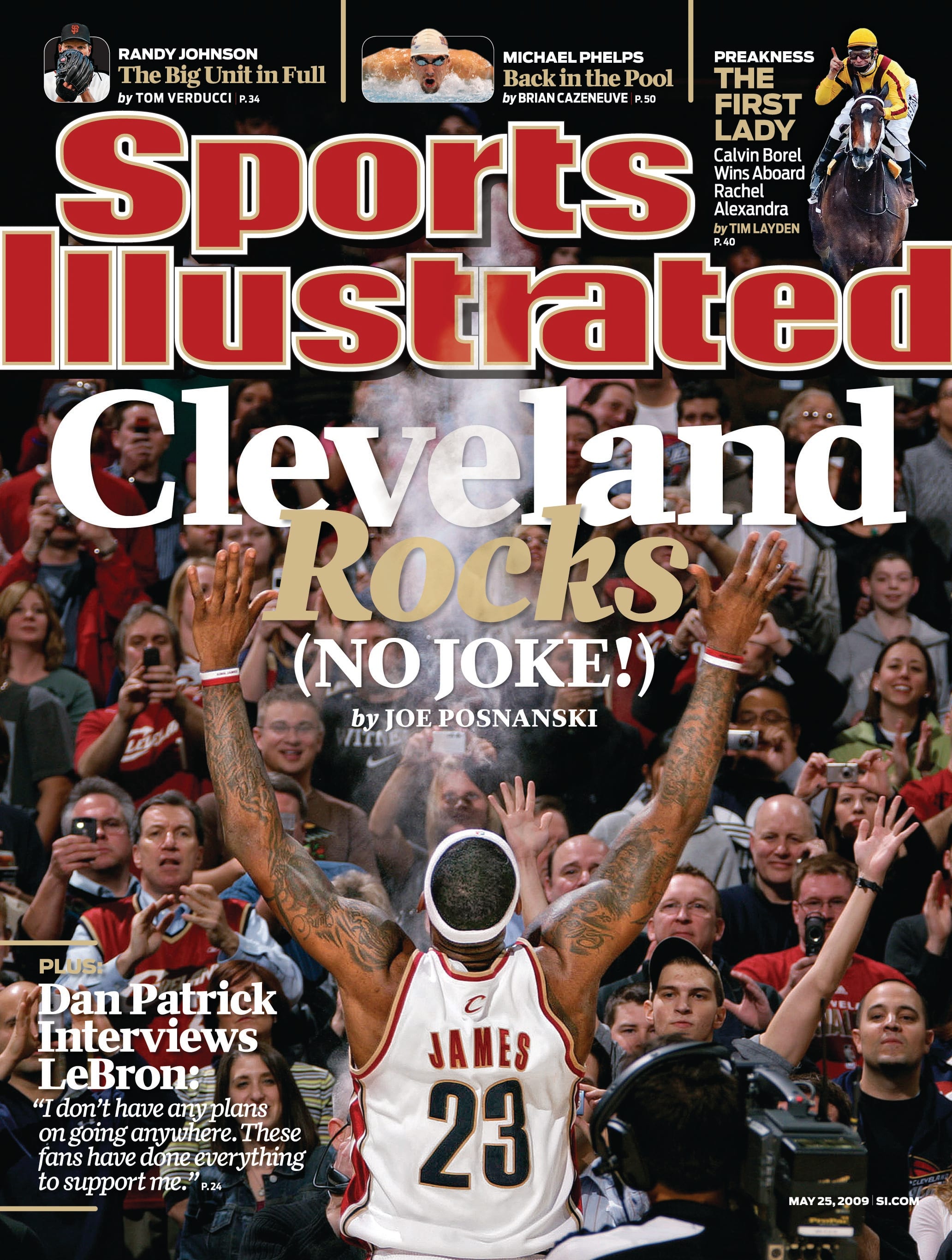 May 25, 2009 Sports Illustrated Cover Cleveland Cavaliers LeBron James 