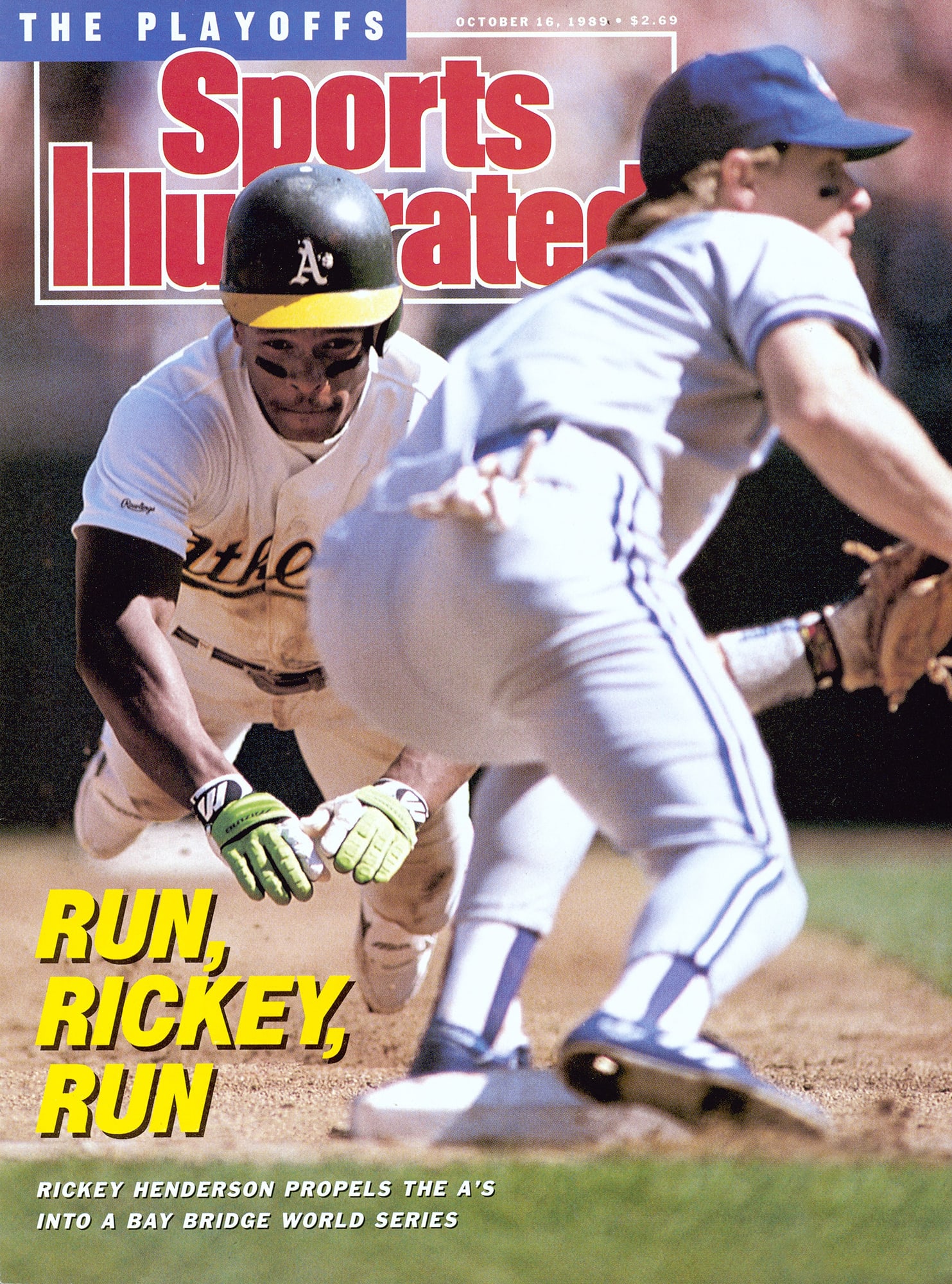 Rickey Henderson Sports Illustrated cover Oct. 16, 1989