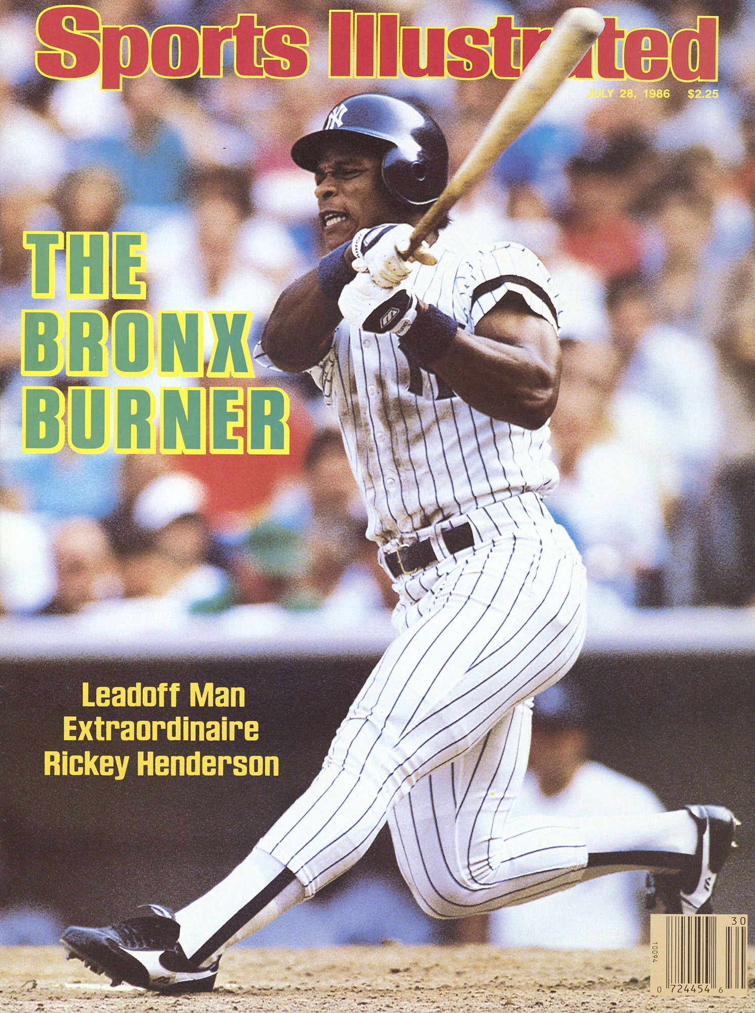 Rickey Henderson Sports Illustrated cover July 28, 1986