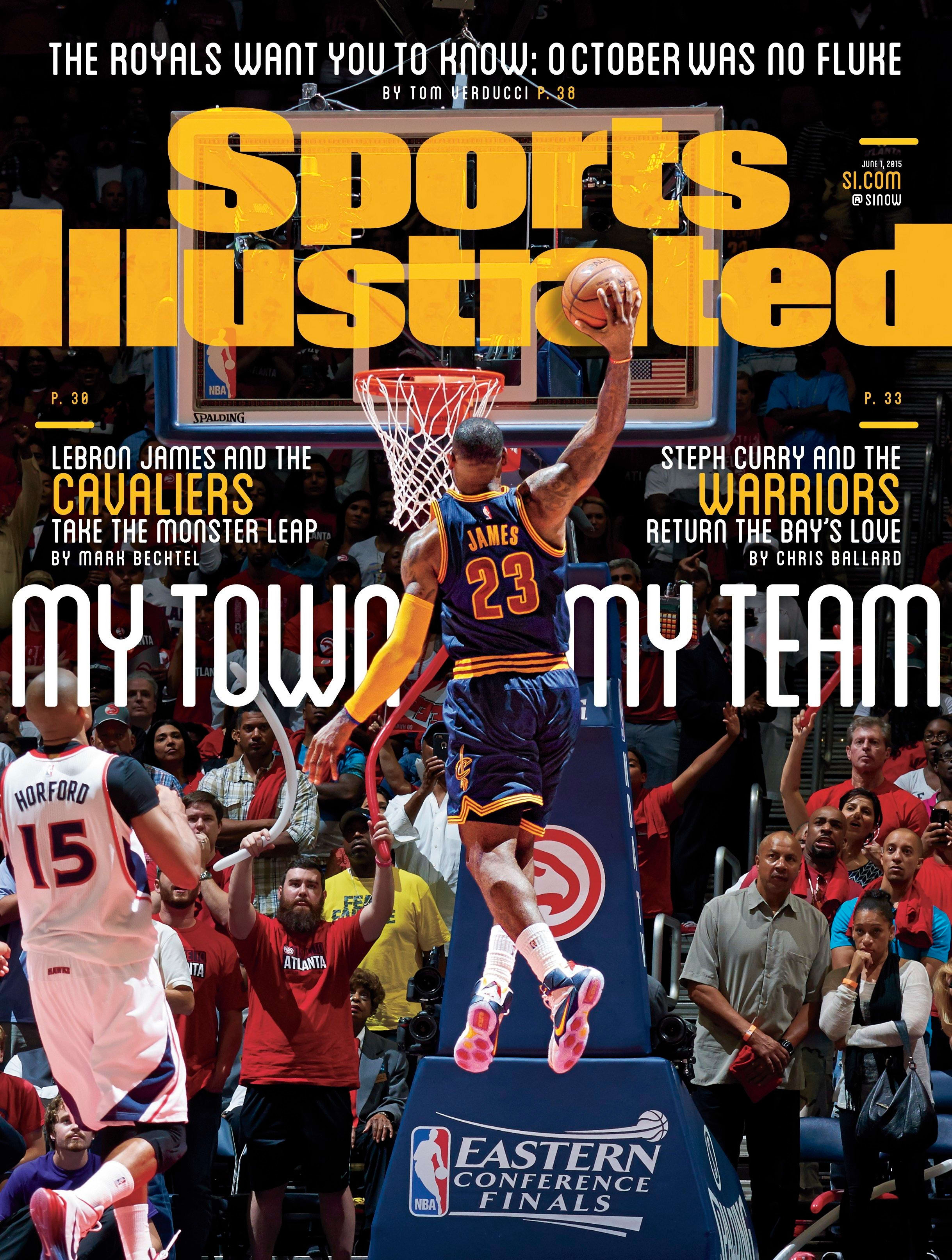 June 1, 2015 Sports Illustrated cover (regional):  LeBron James of the Cleveland Cavaliers