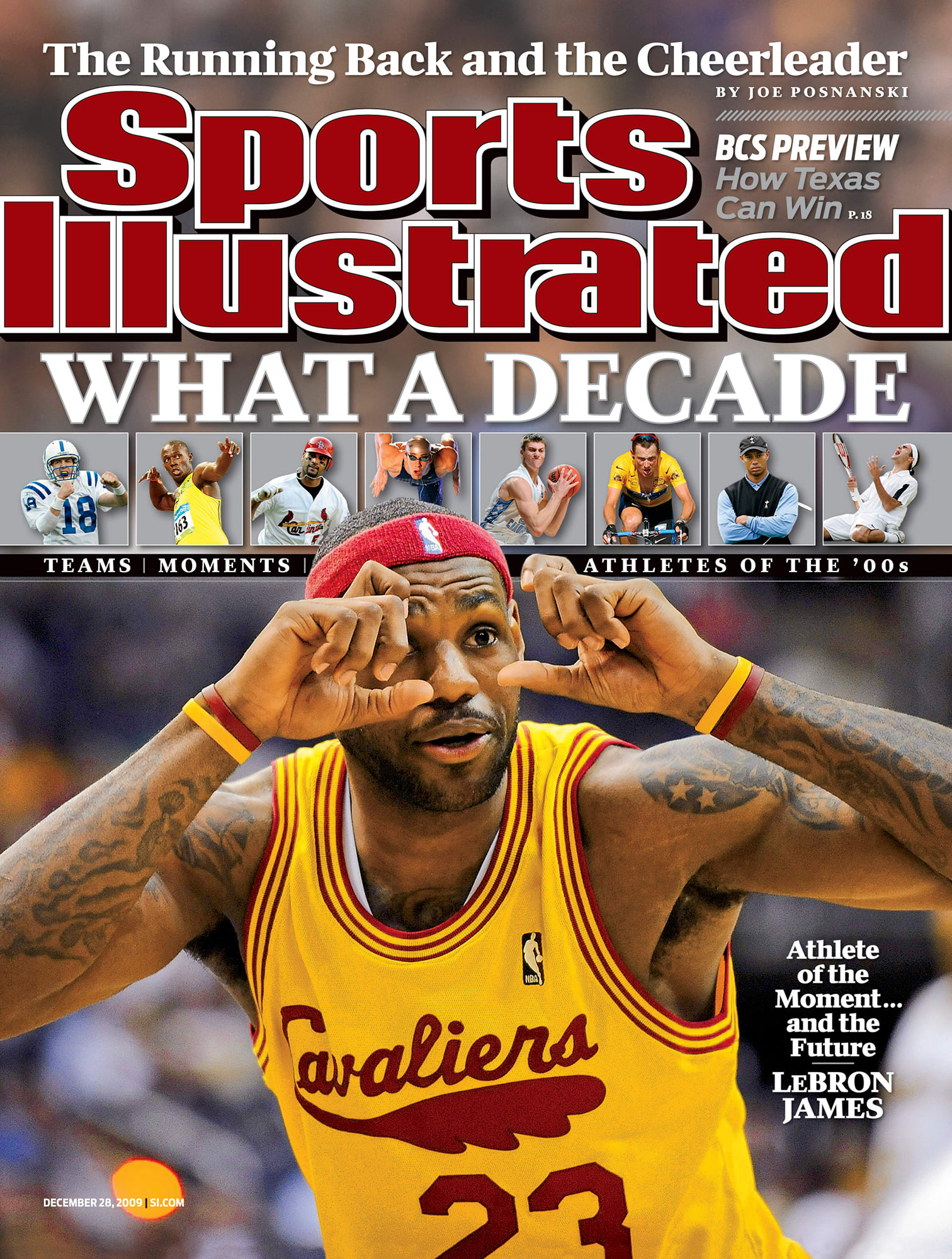 Dec. 28, 2009 Sports Illustrated Decade cover LeBron James