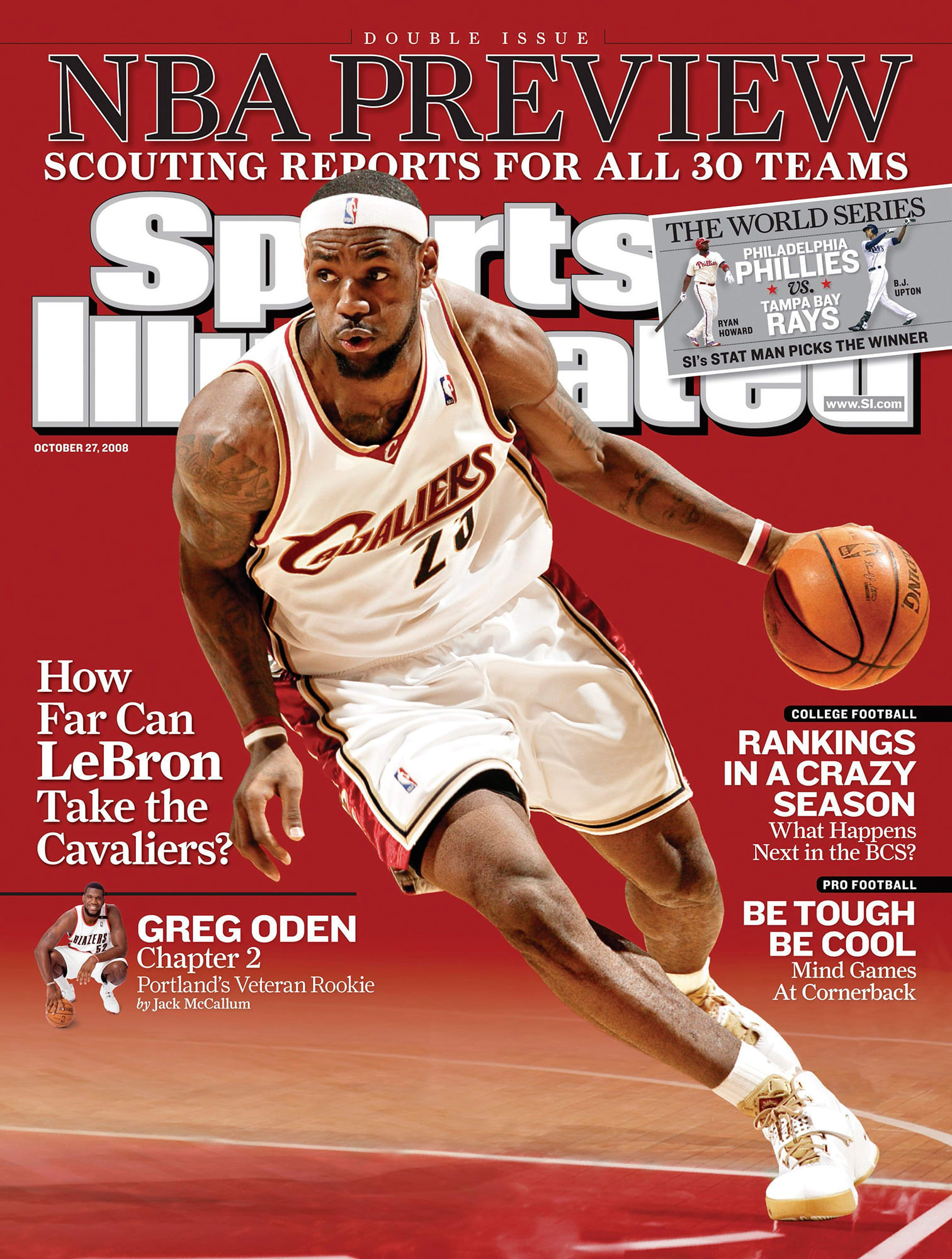 Oct. 27, 2008 Sports Illustrated Cover: Cleveland Cavaliers LeBron James 