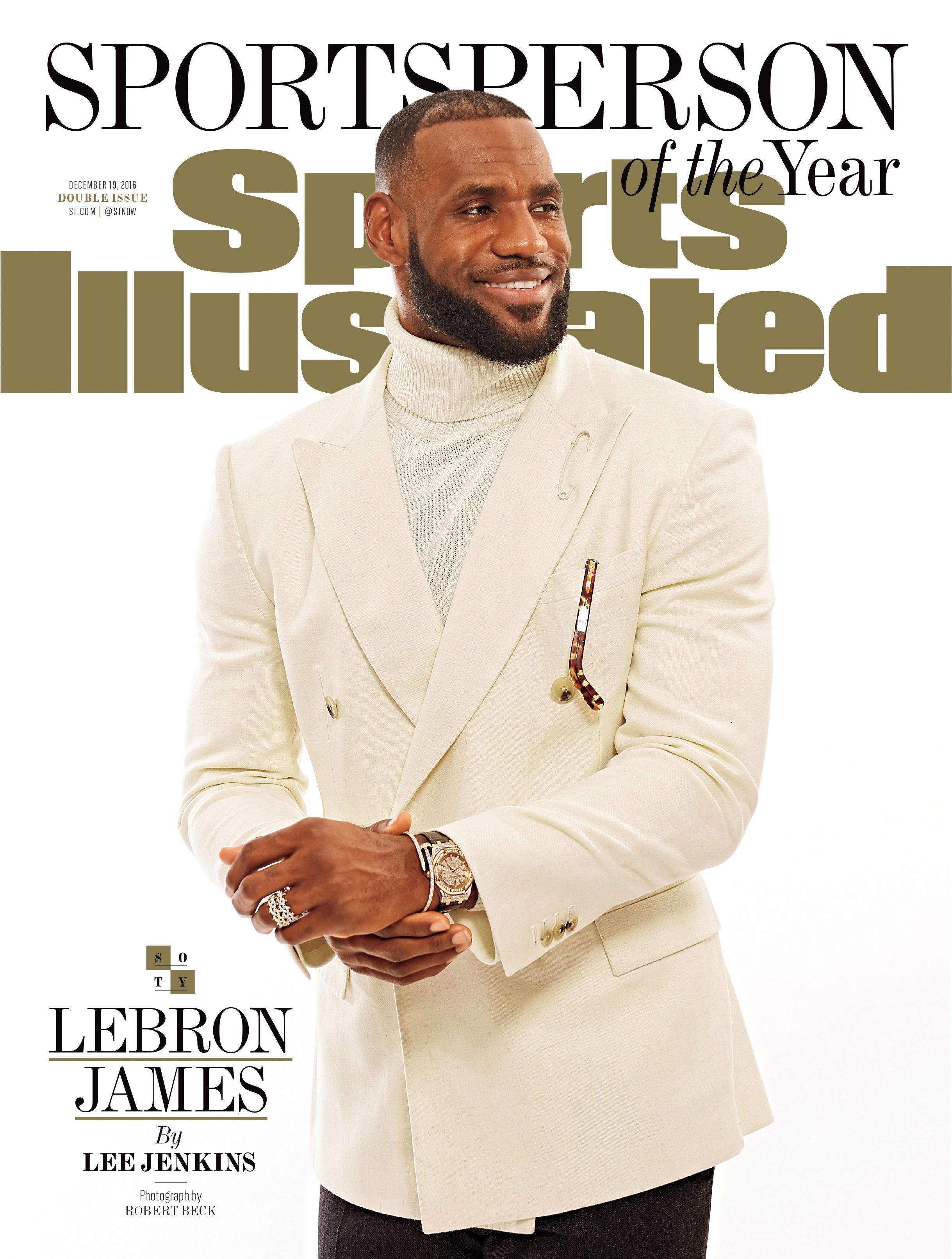 December 19, 2016 Sports Illustrated Sportsperson of the Year:  LeBron James