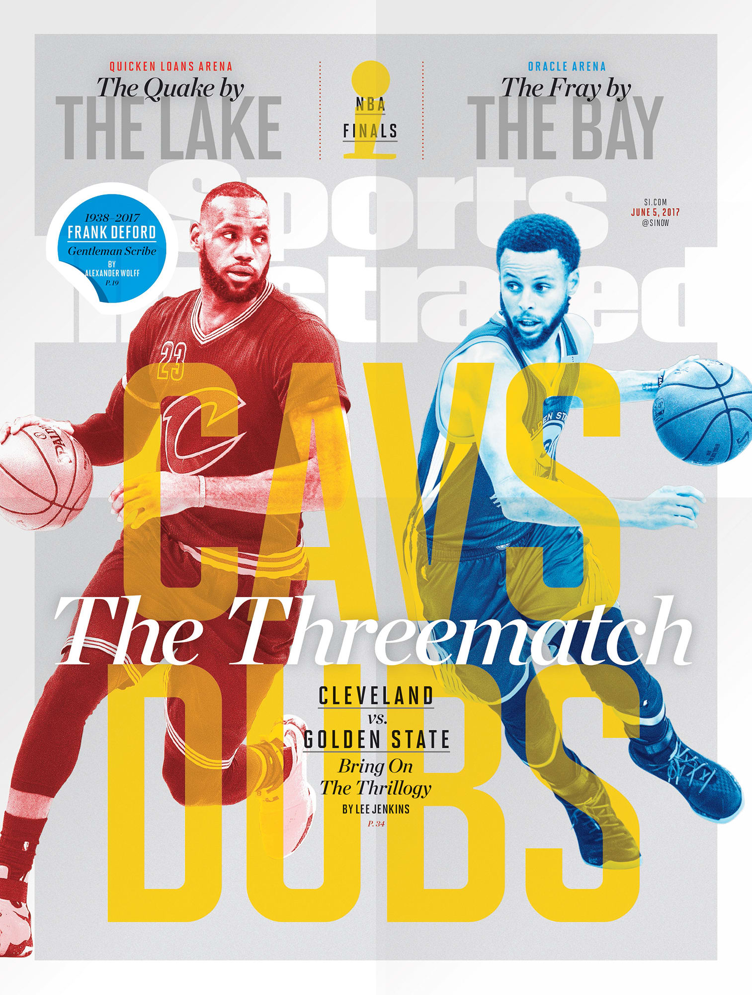 June 5, 2017 Sports Illustrated Cover Cleveland Cavaliers LeBron James