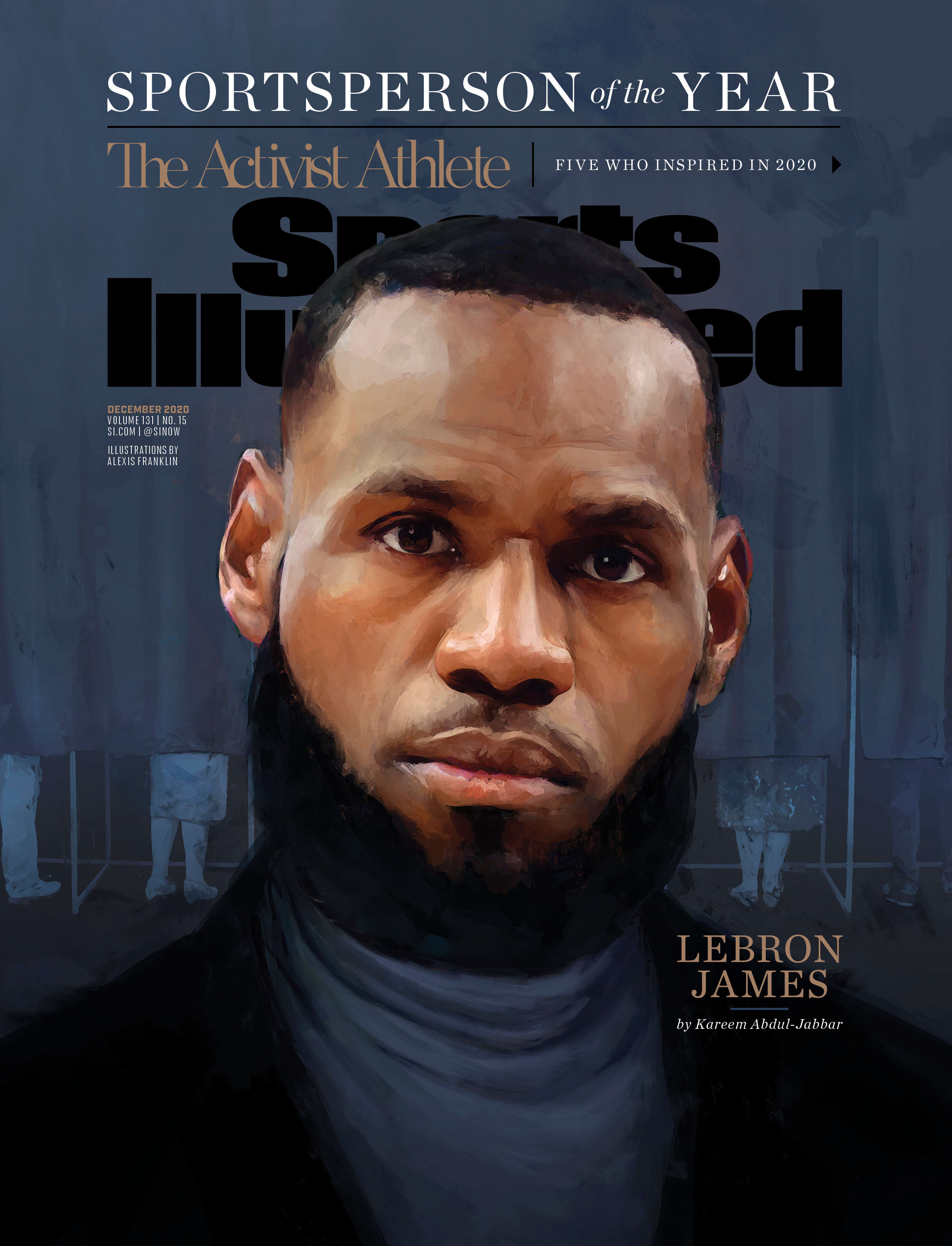 December 2020 Sports Illustrated Cover SI Sportsperson of LeBron James