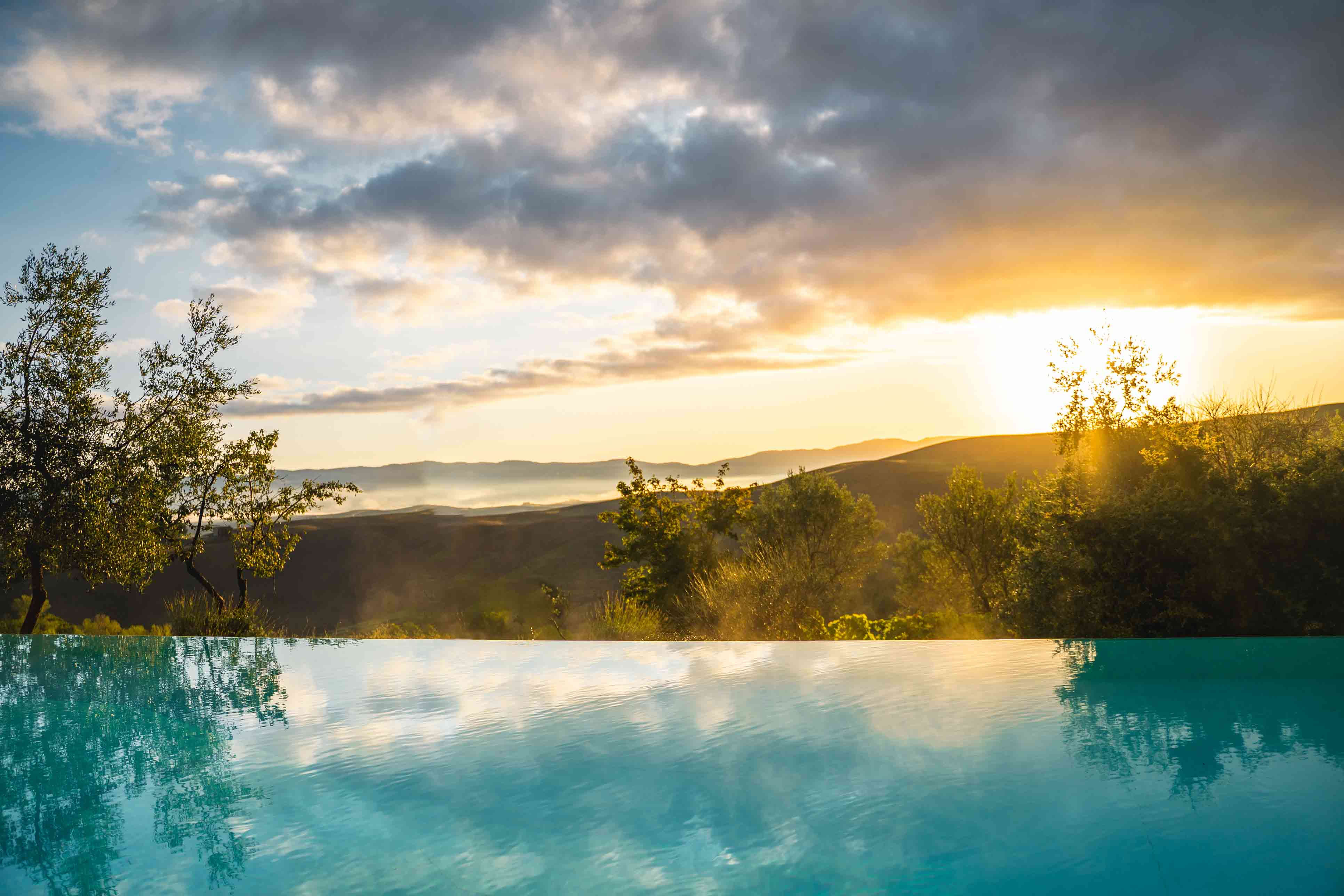 Infinity pool at Cloudland resort.