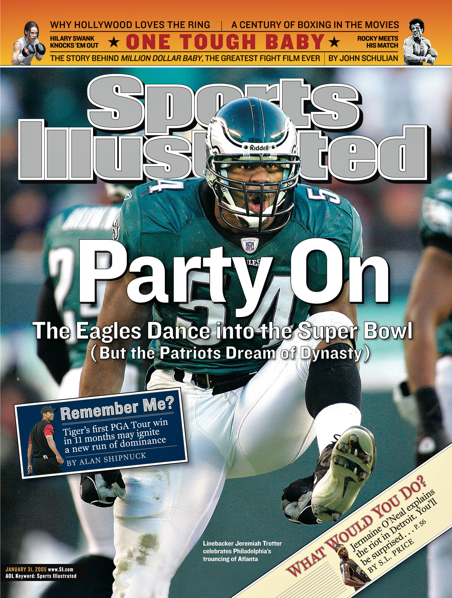 Philadelpia Eagles LB Jeremiah Trotter 