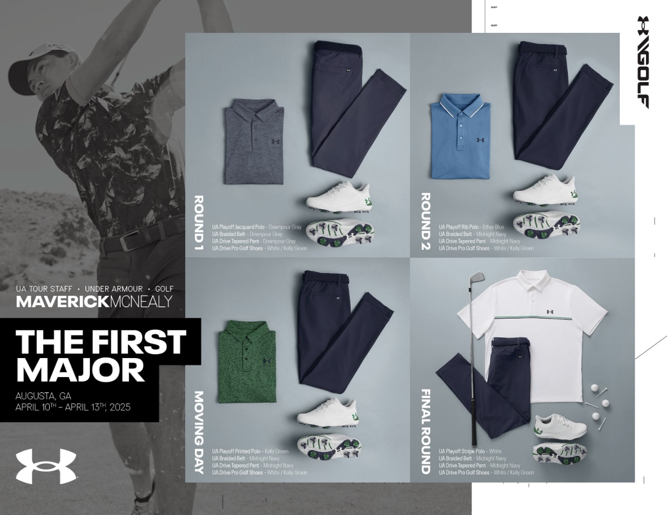 Maverick McNealy/Under Armour apparel scripting