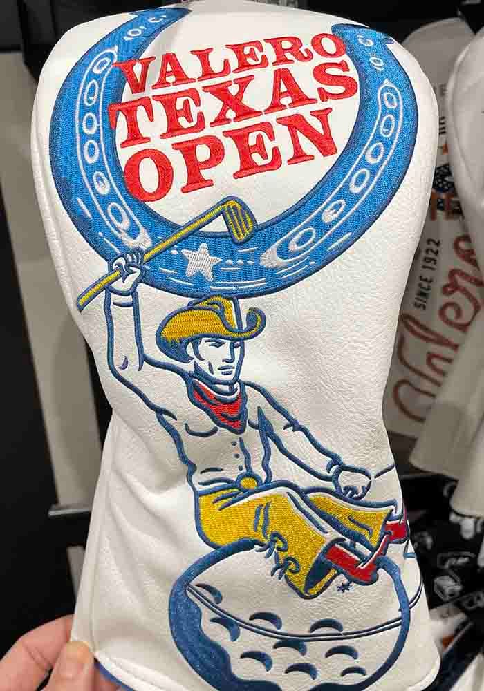 headcover at the Valero Texas Open