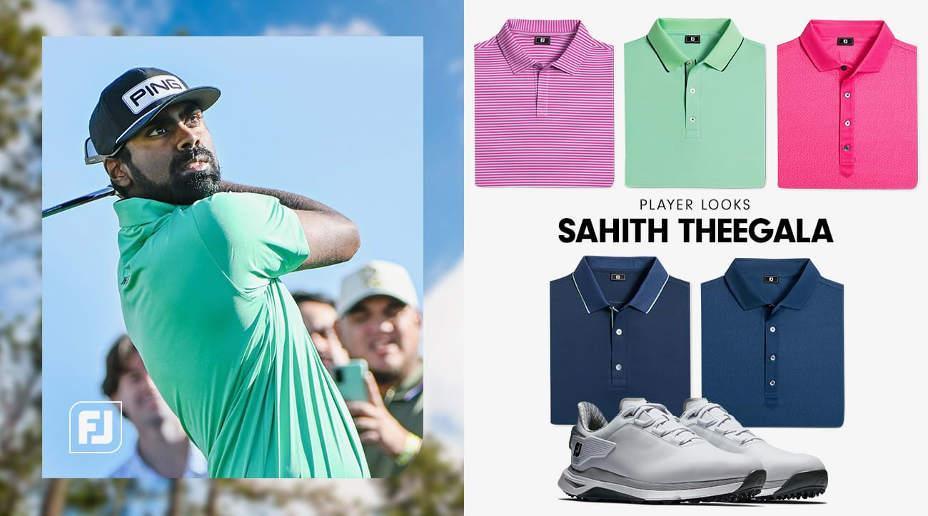 Sahith Theegala/FootJoy apparel scripting