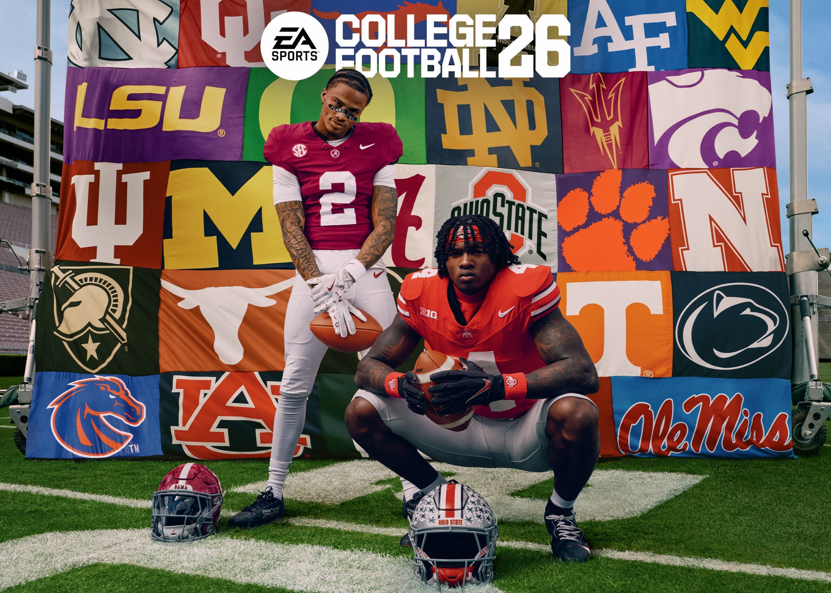 Ryan Williams, Alabama Crimson Tide; Jeremiah Smith, Ohio State Buckeyes