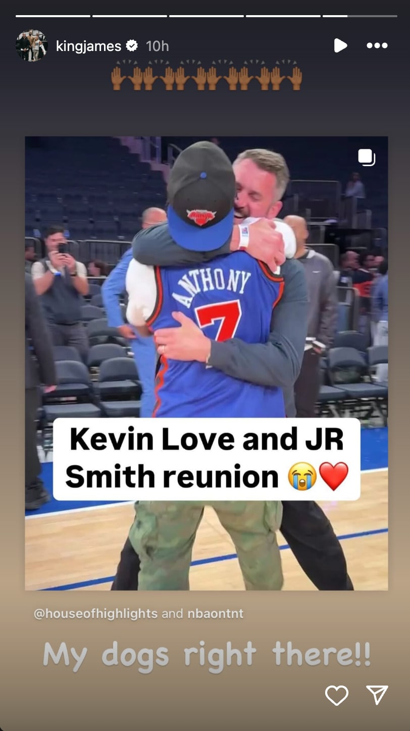 LeBron James, J.R. Smith, Kevin Love