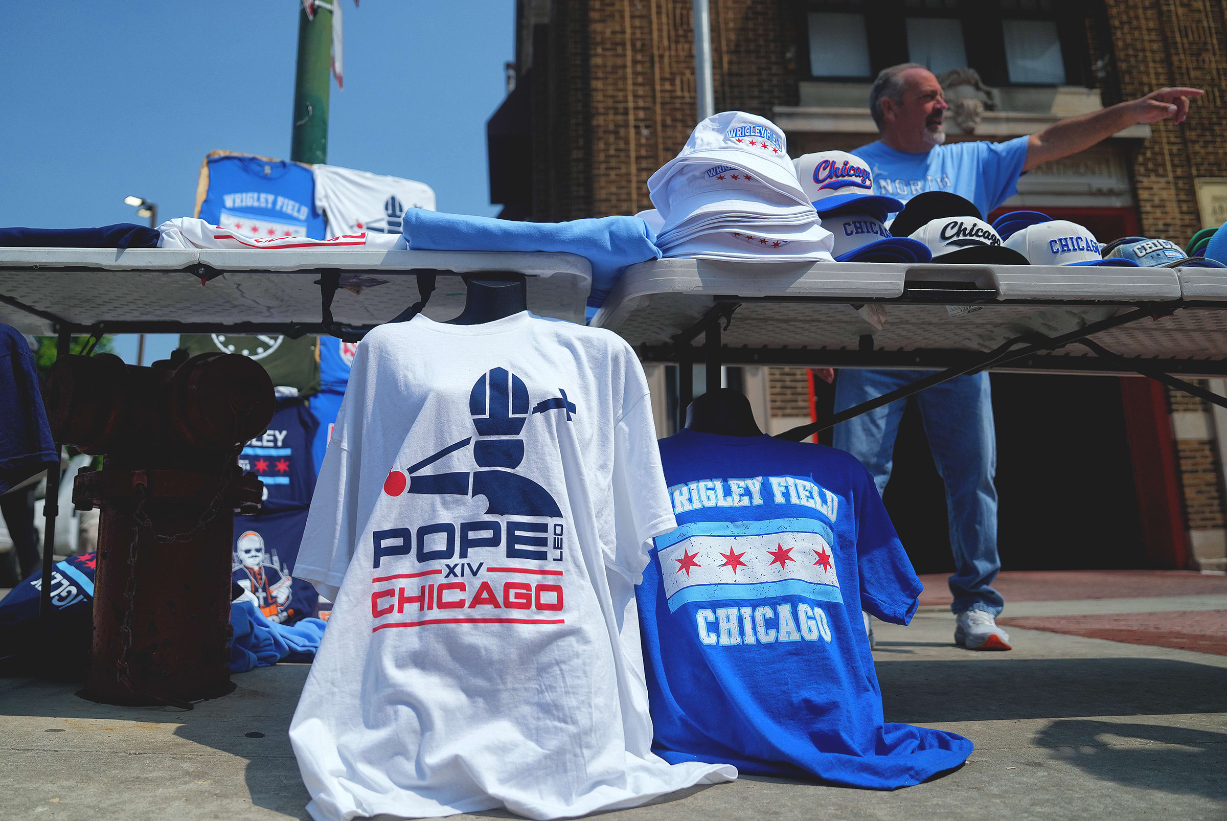 Pope Leo Chicago sports merchandise