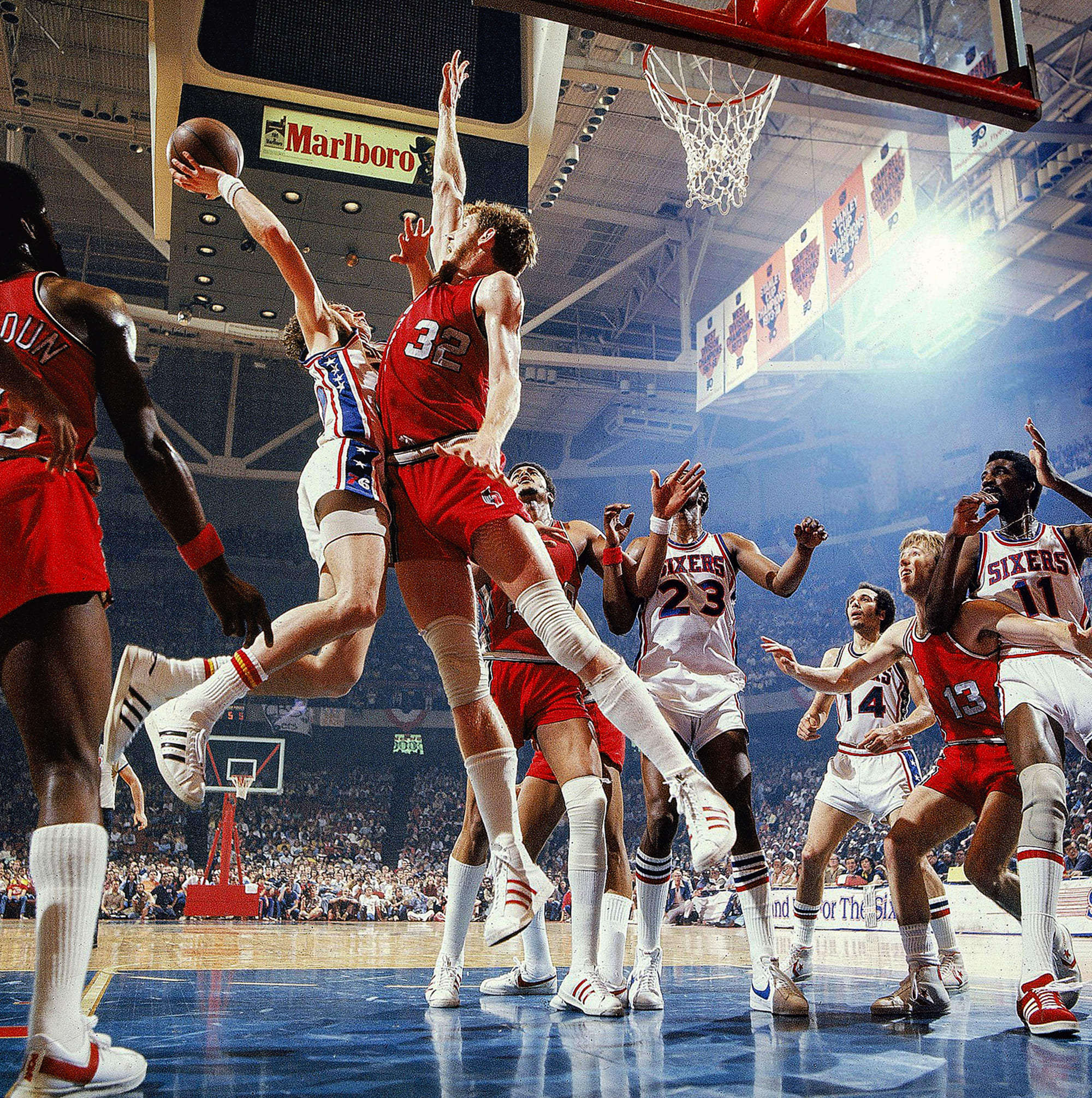 Portland Trail Blazers center Bill Walton