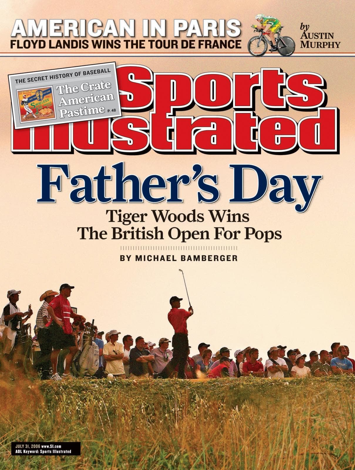 2006 Sports Illustrated cover, Tiger Woods wins at Royal Liverpool