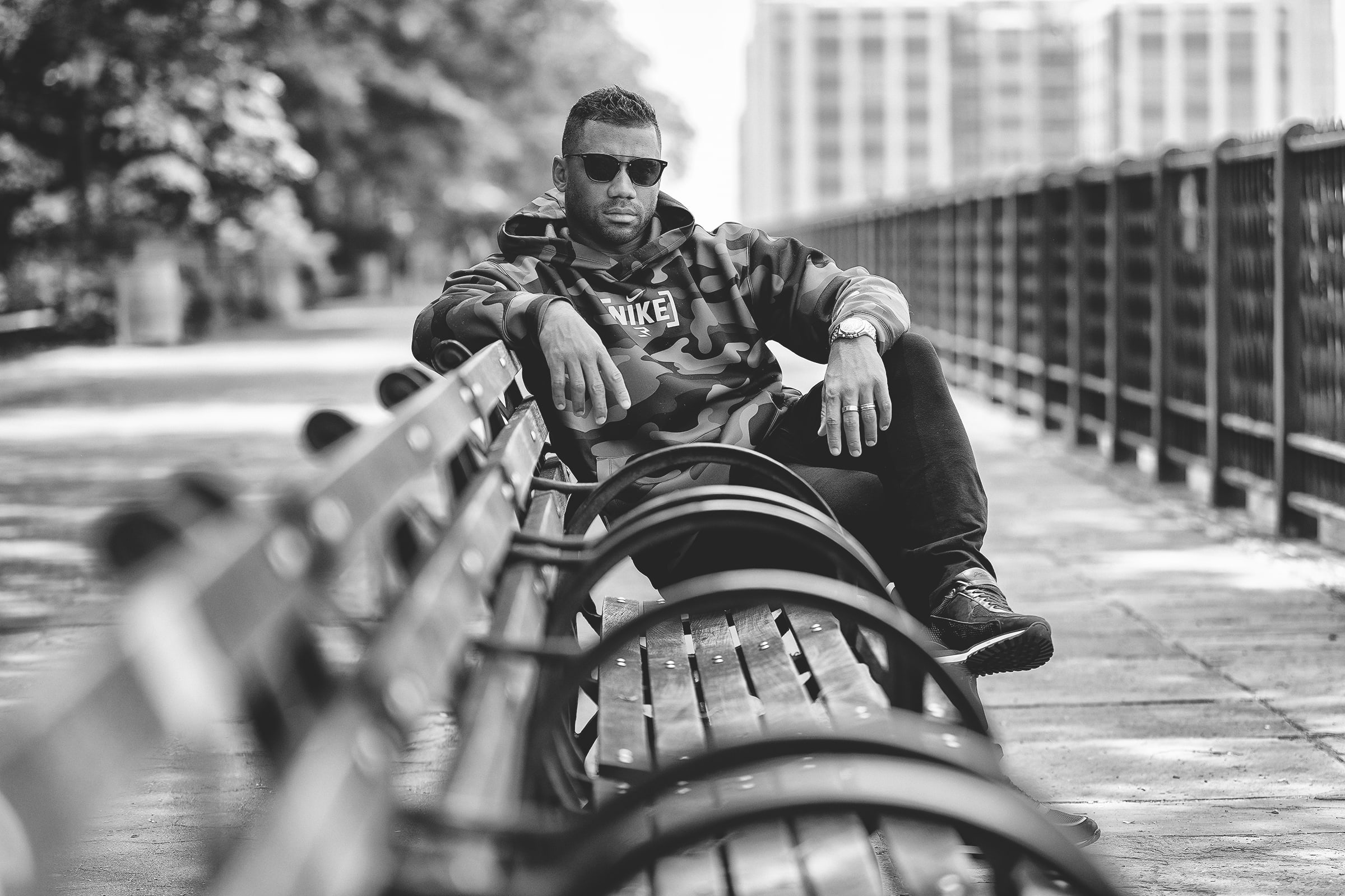Russell Wilson, New York Giants Quarterback, Si Digital cover photo shoot