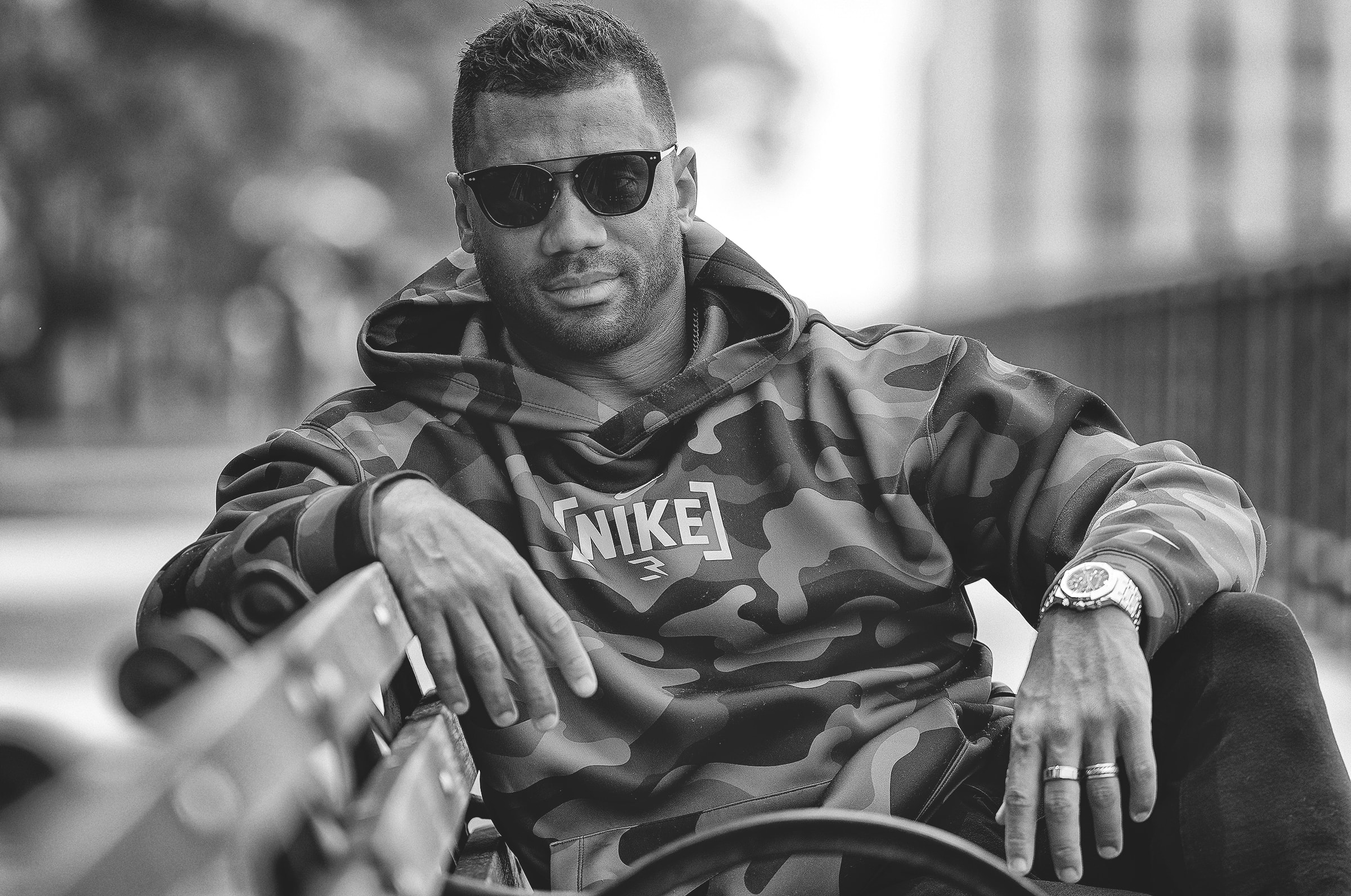 Russell Wilson, New York Giants Quarterback, Si Digital cover photo shoot