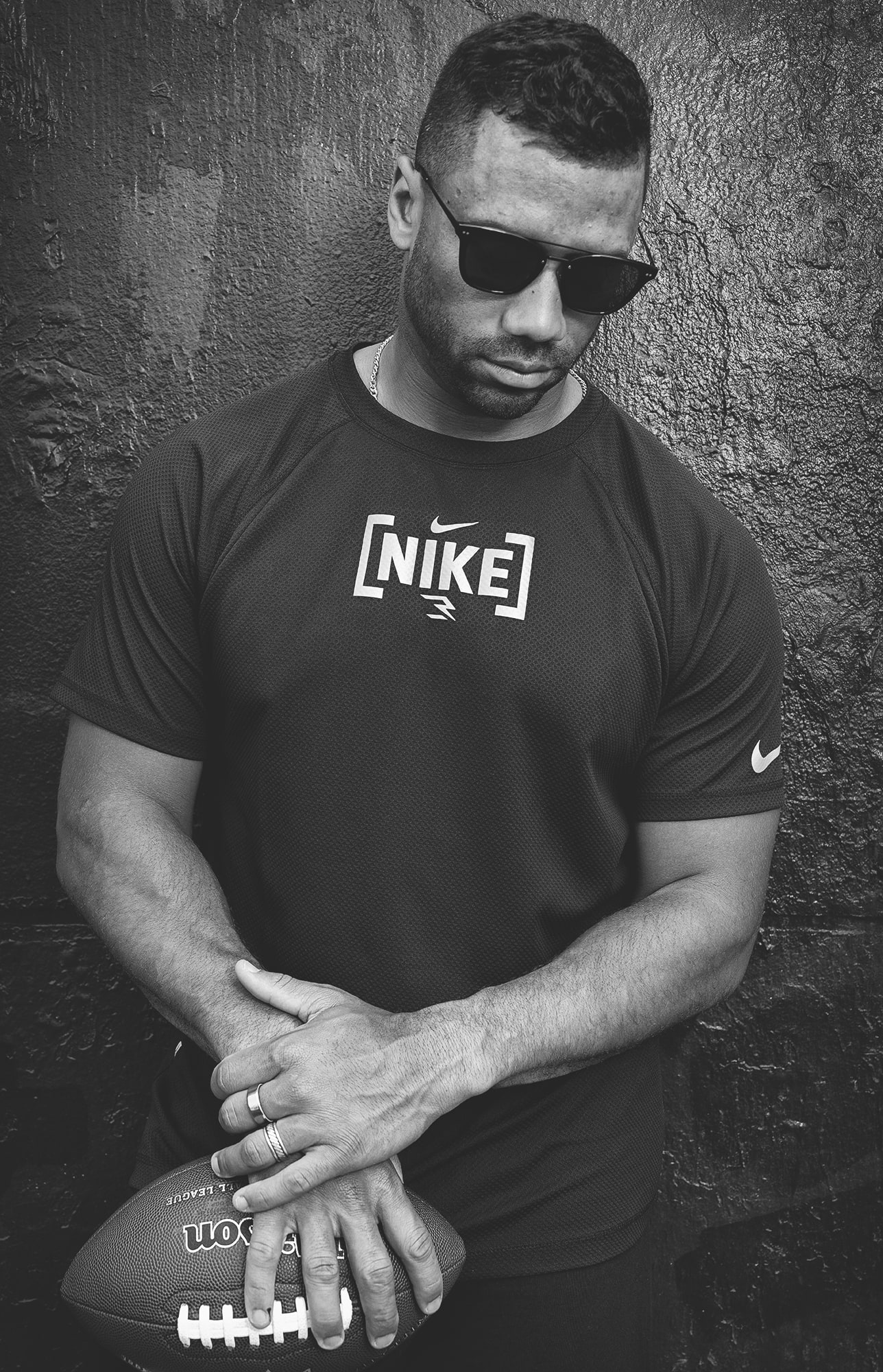 Russell Wilson, New York Giants Quarterback, Si Digital cover photo shoot