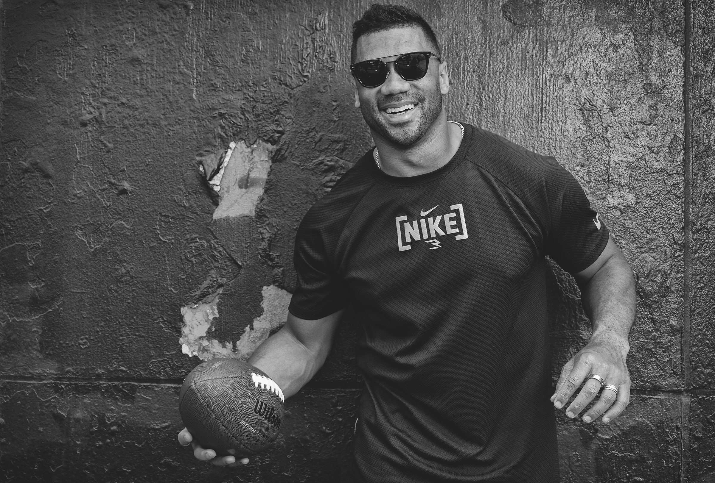 Russell Wilson, New York Giants Quarterback, Si Digital cover photo shoot