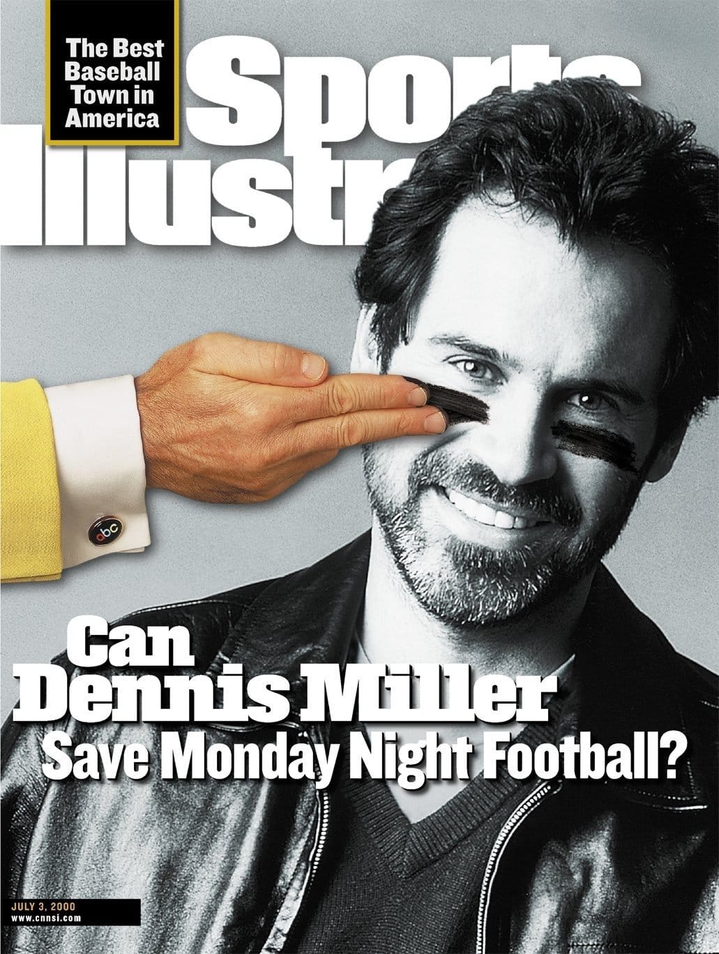 SI cover from 2000: "Can Dennis Miller Save Monday Night Football"