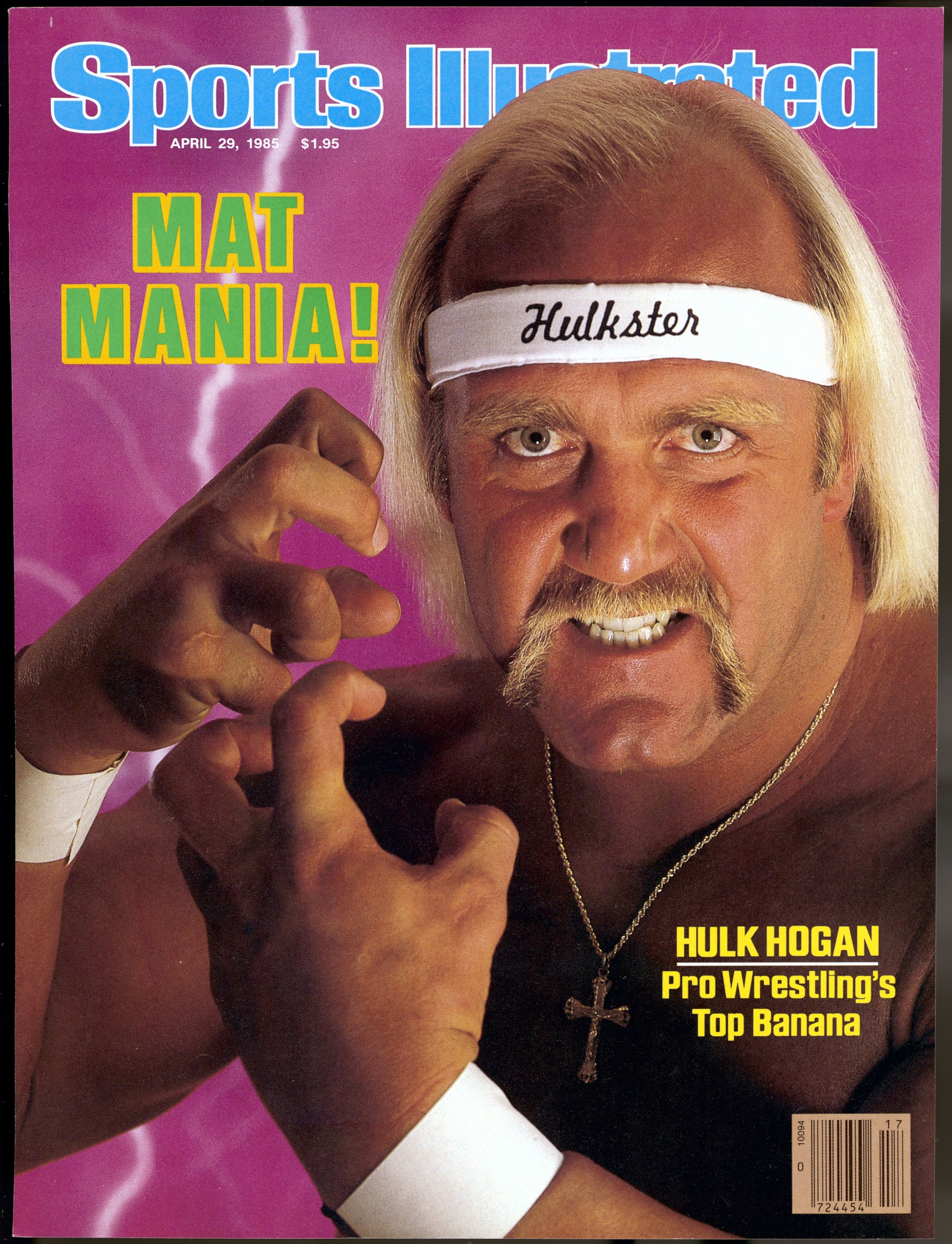 Hulk Hogan was featured on the cover of the April 29, 1985, edition of Sports Illustrated.