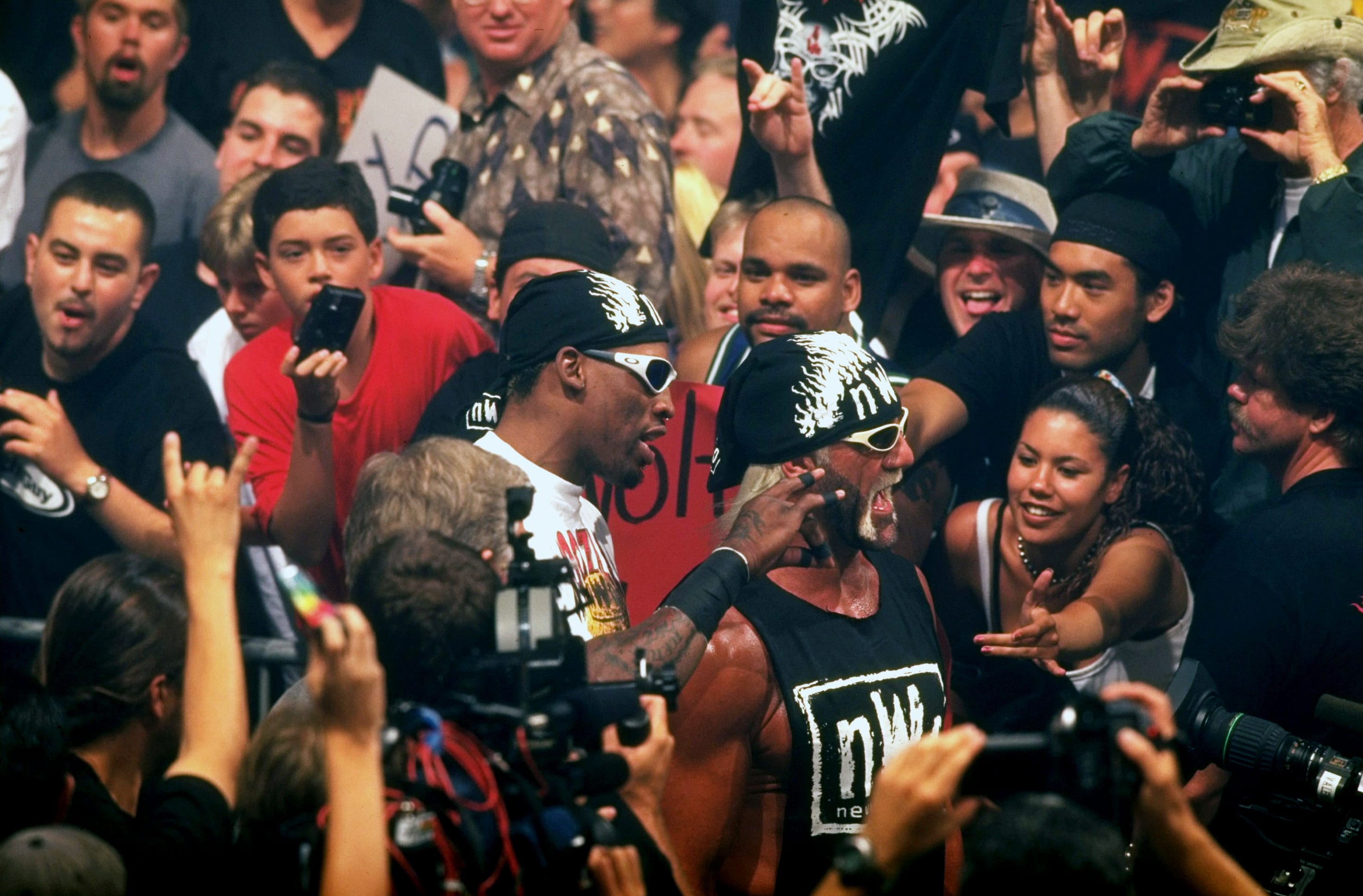 Dennis Rodman and Hulk Hogan