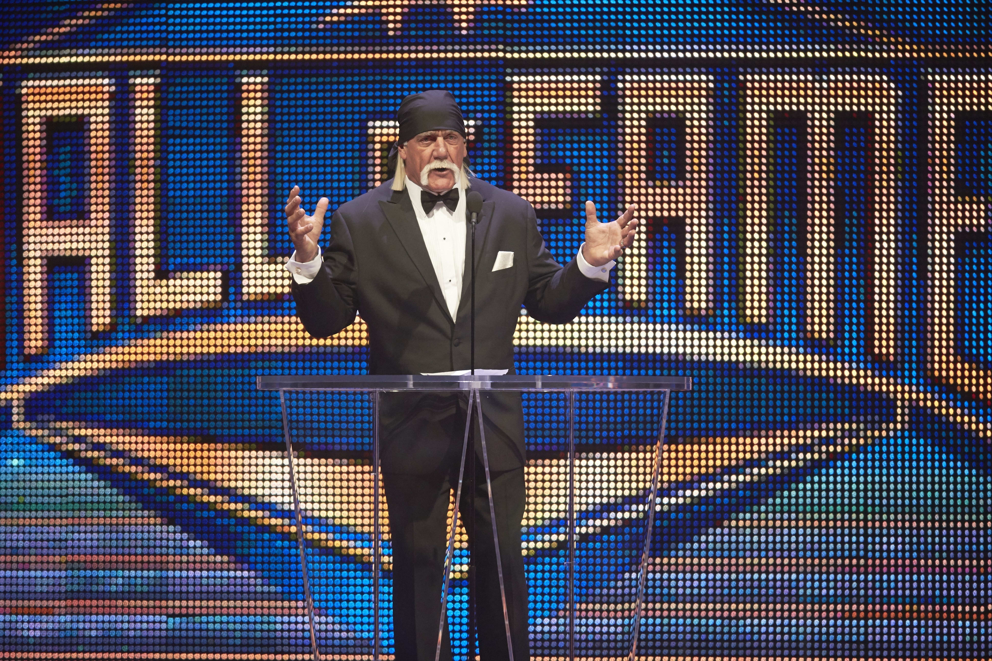 Hulk Hogan spoke about longtime friend and rival Randy "Macho Man" Savage during the 2015 WWE Hall of Fame induction ceremony