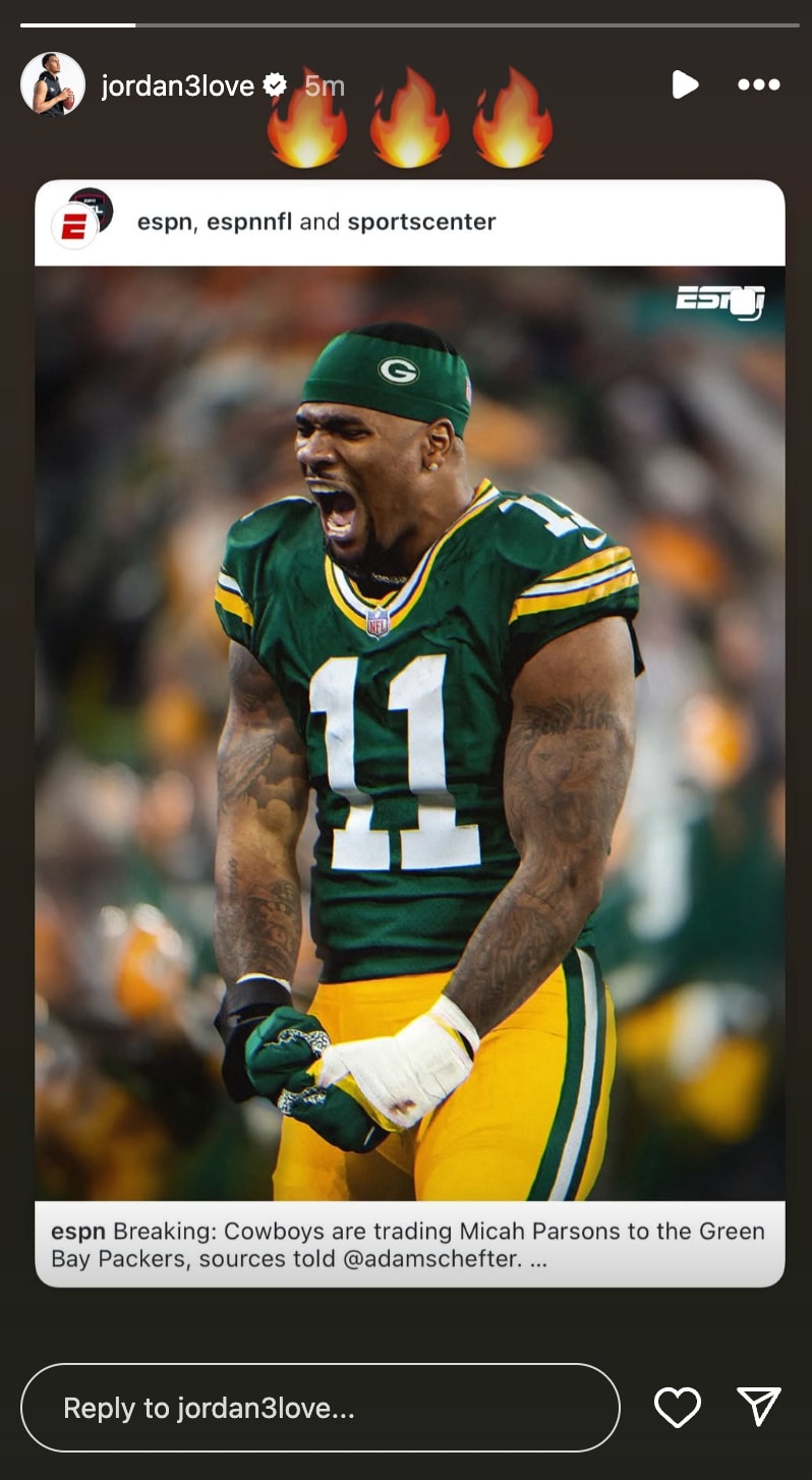 Jordan Love, Micah Parsons, Green Bay