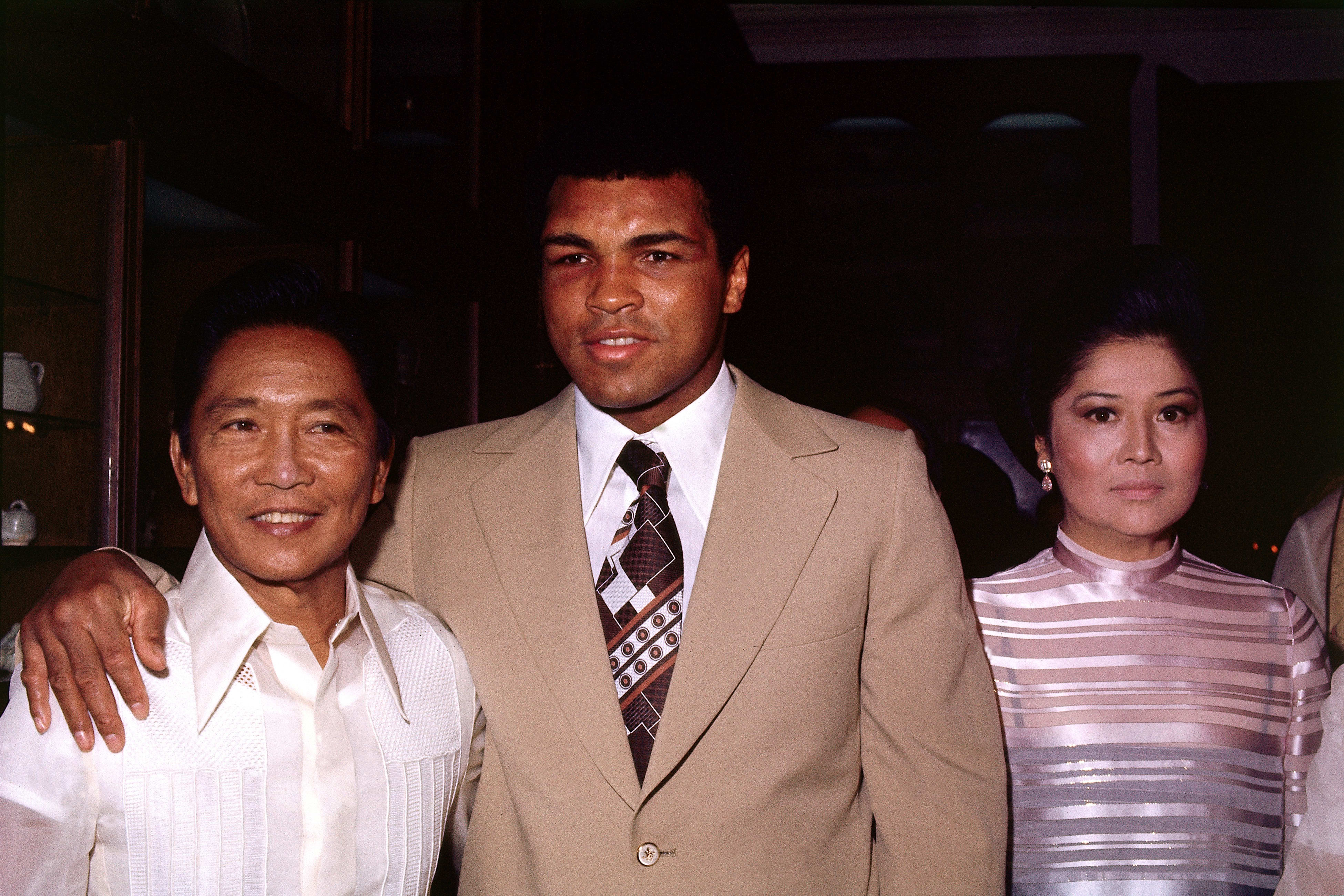 Ferdinand Marcos, Muhammad Ali, First Lady Imelda Marcos