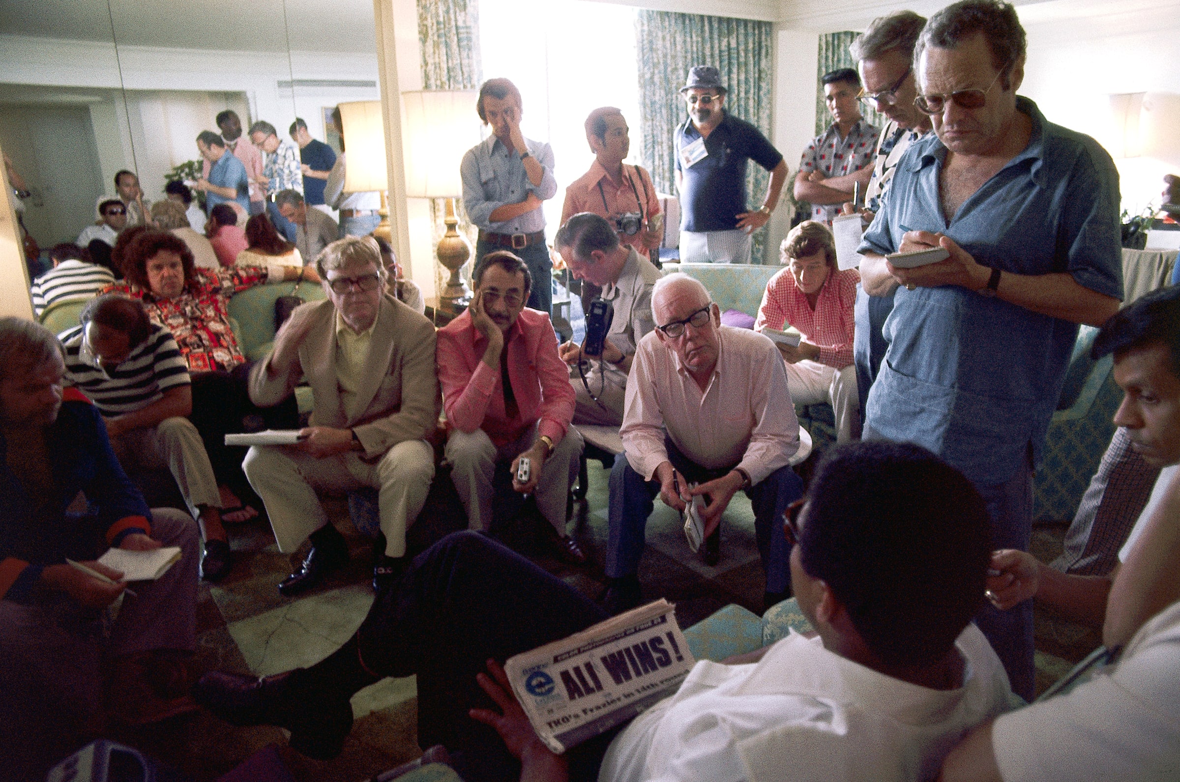 Muhammad Ali, media members