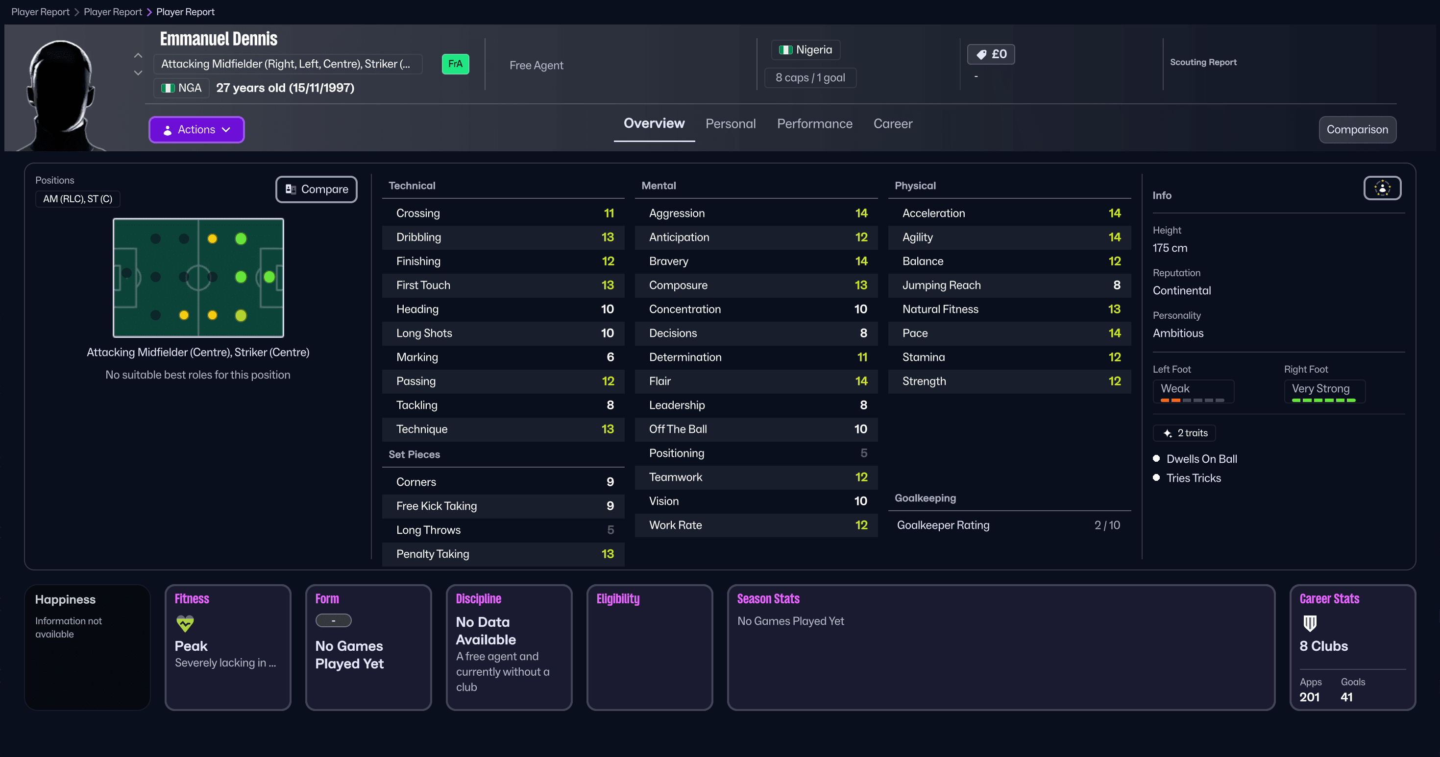 Emmanuel Denis en Football Manager 26