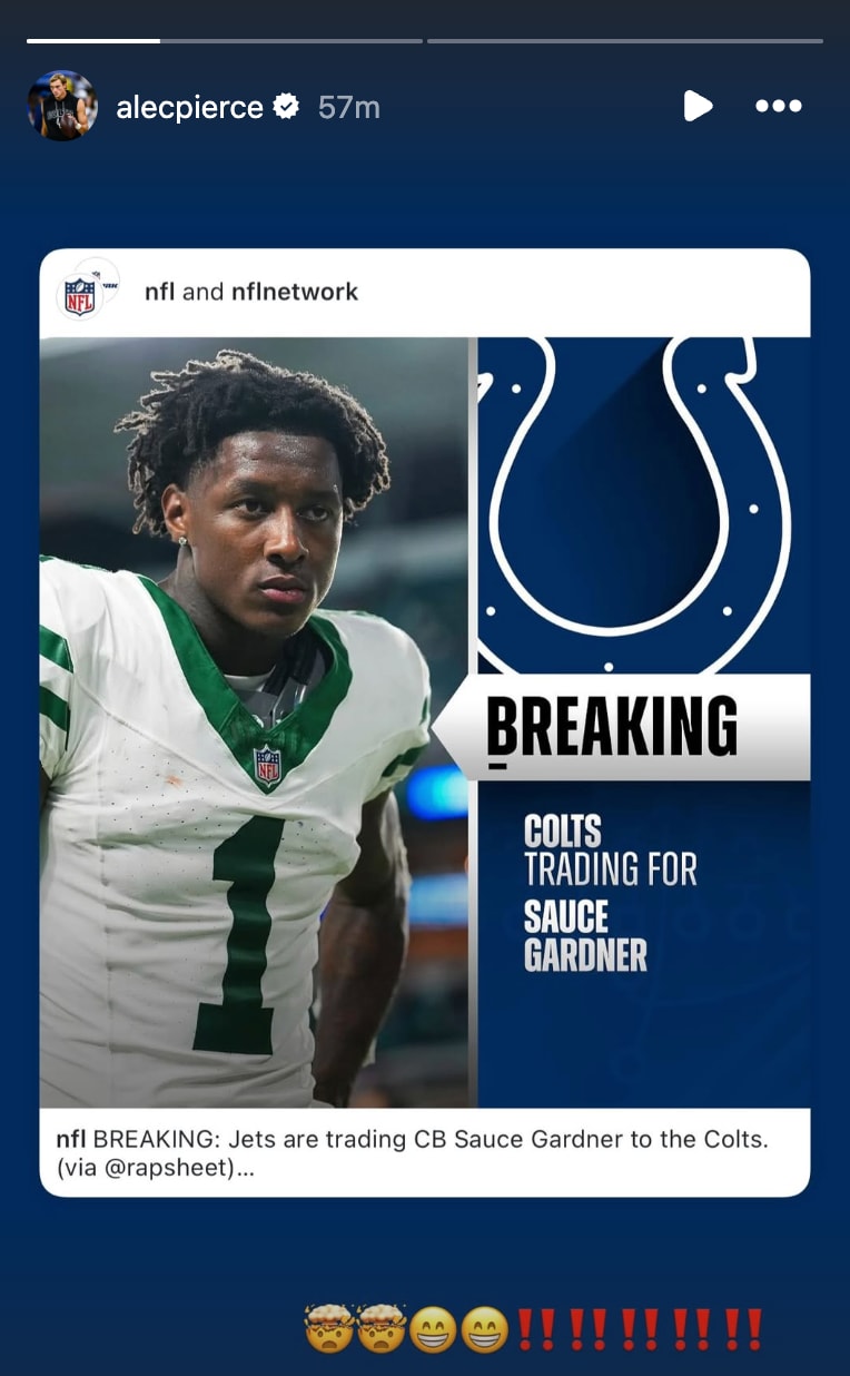 Alec Pierce, Colts, Sauce Gardner.