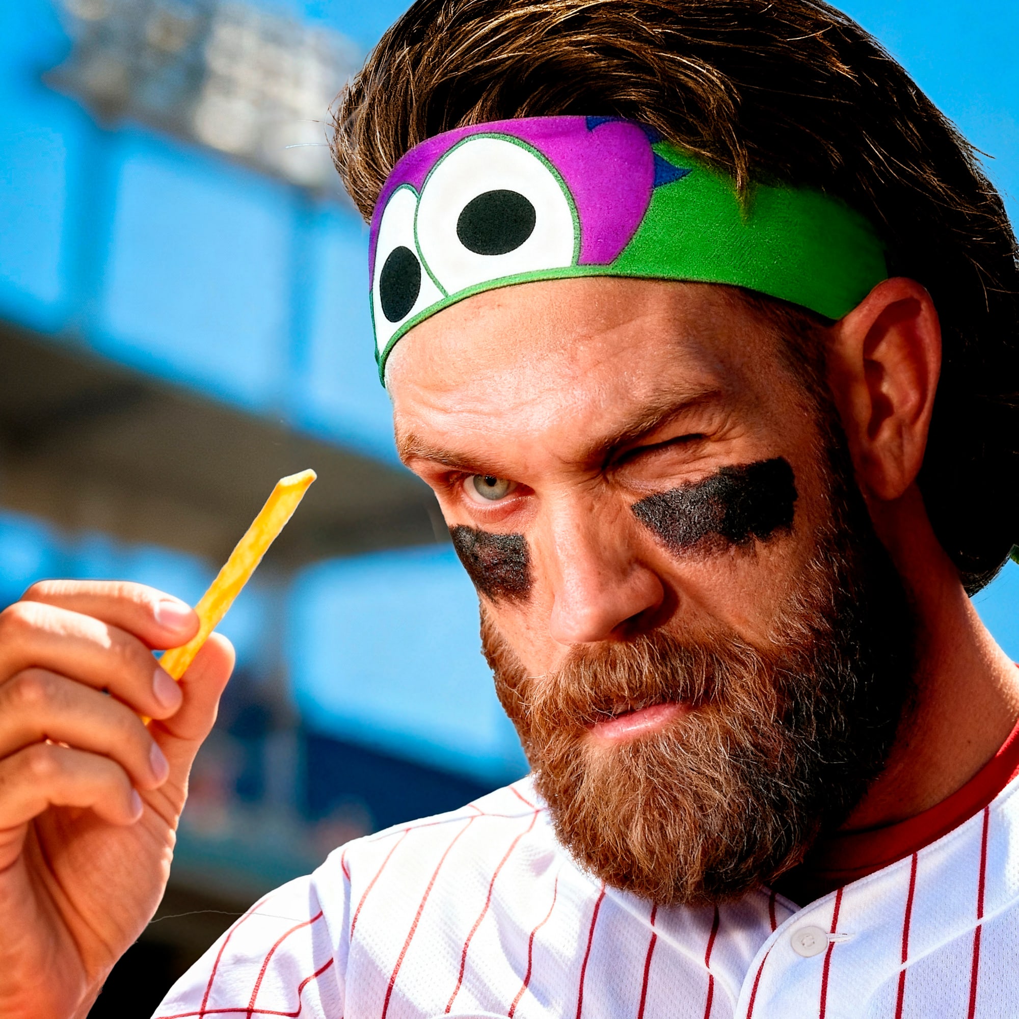 Even Bryce Harper occasionally reaches for fast food.