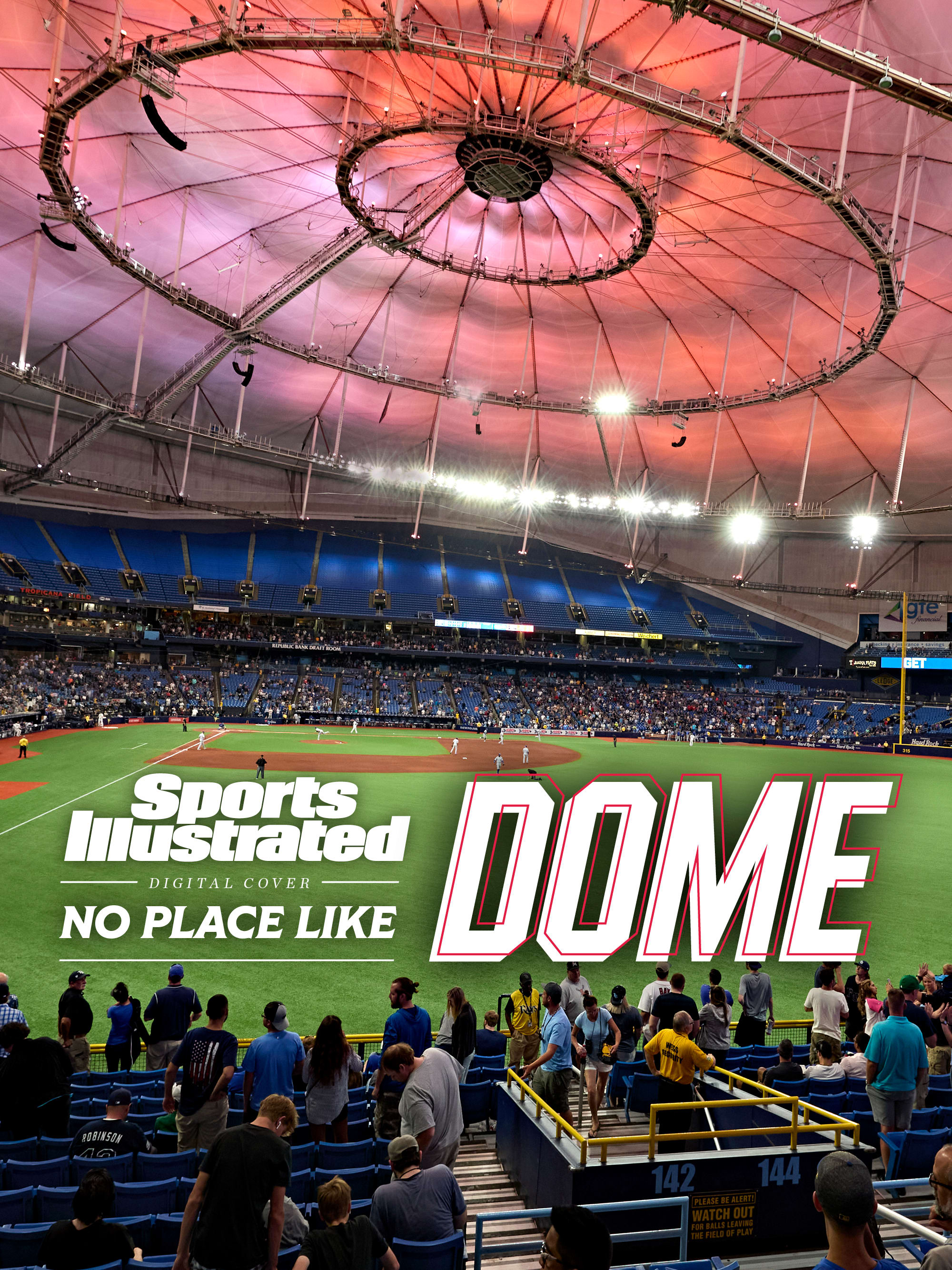 Digital Cover of Tropicana Field view from outfield