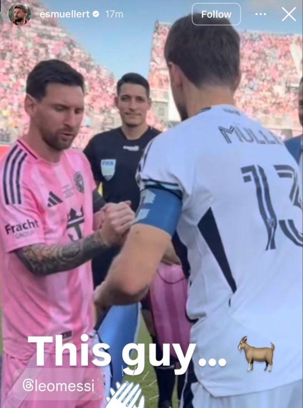 Thomas Müller's Instagram story