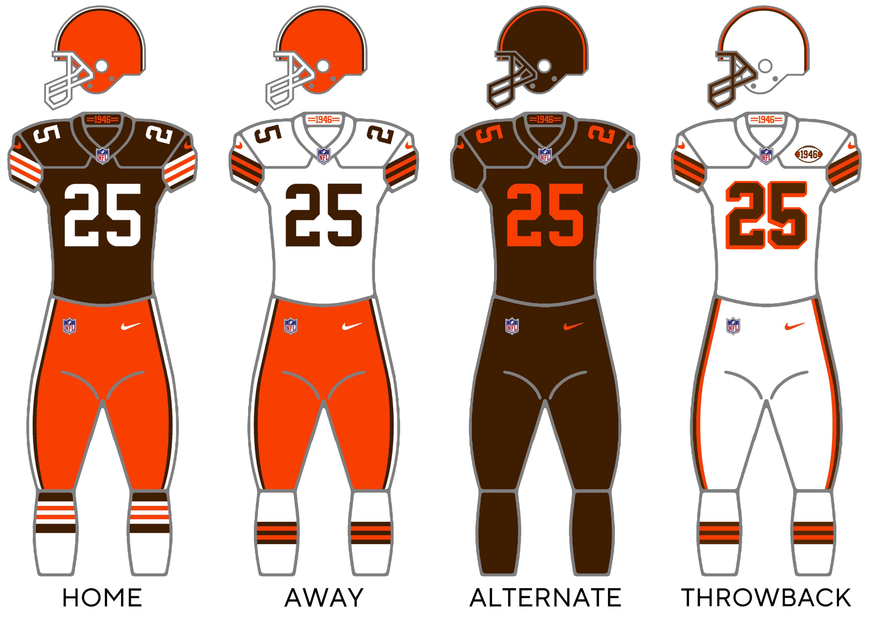 Browns uniforms.B